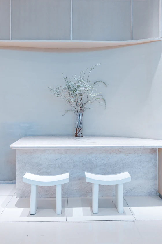 Clean, minimal interior detail