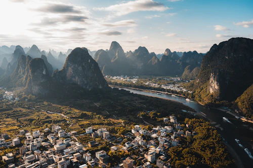 Li River cruise Guilin to Yangshuo karst mountains