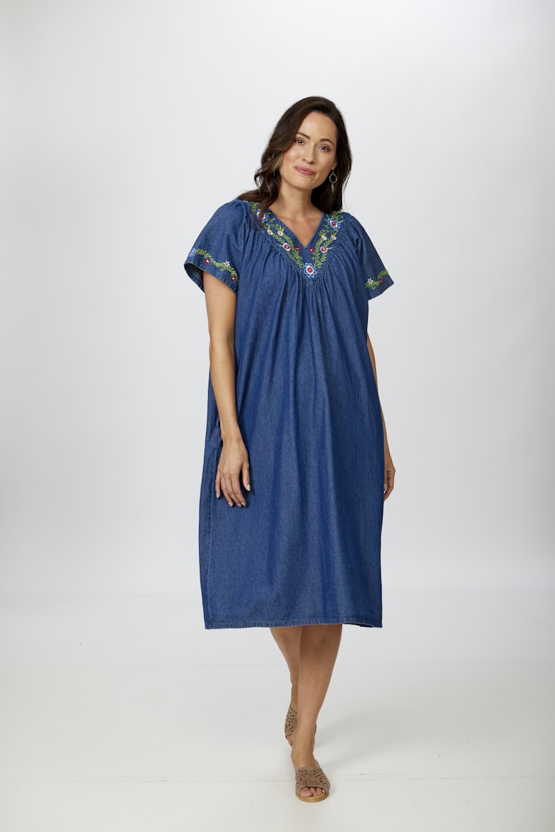 Light Blue Denim Dress