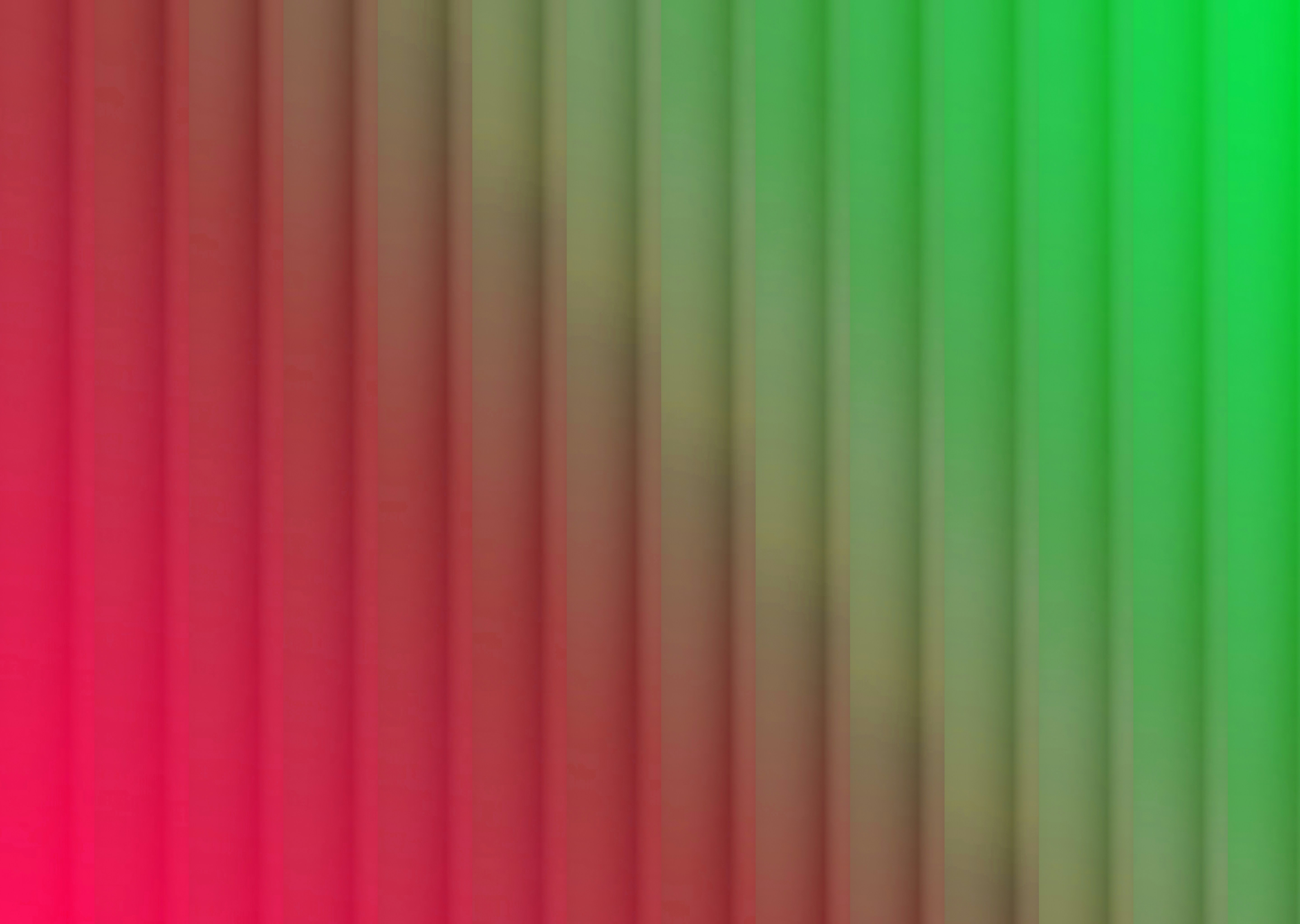 Gradient of red to green vertical stripes
