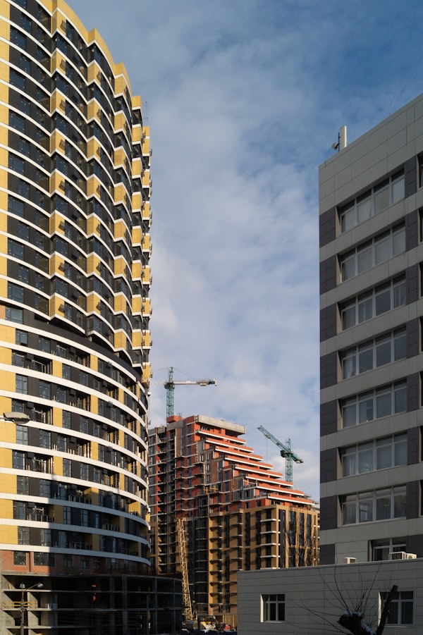 New residential complex under construction