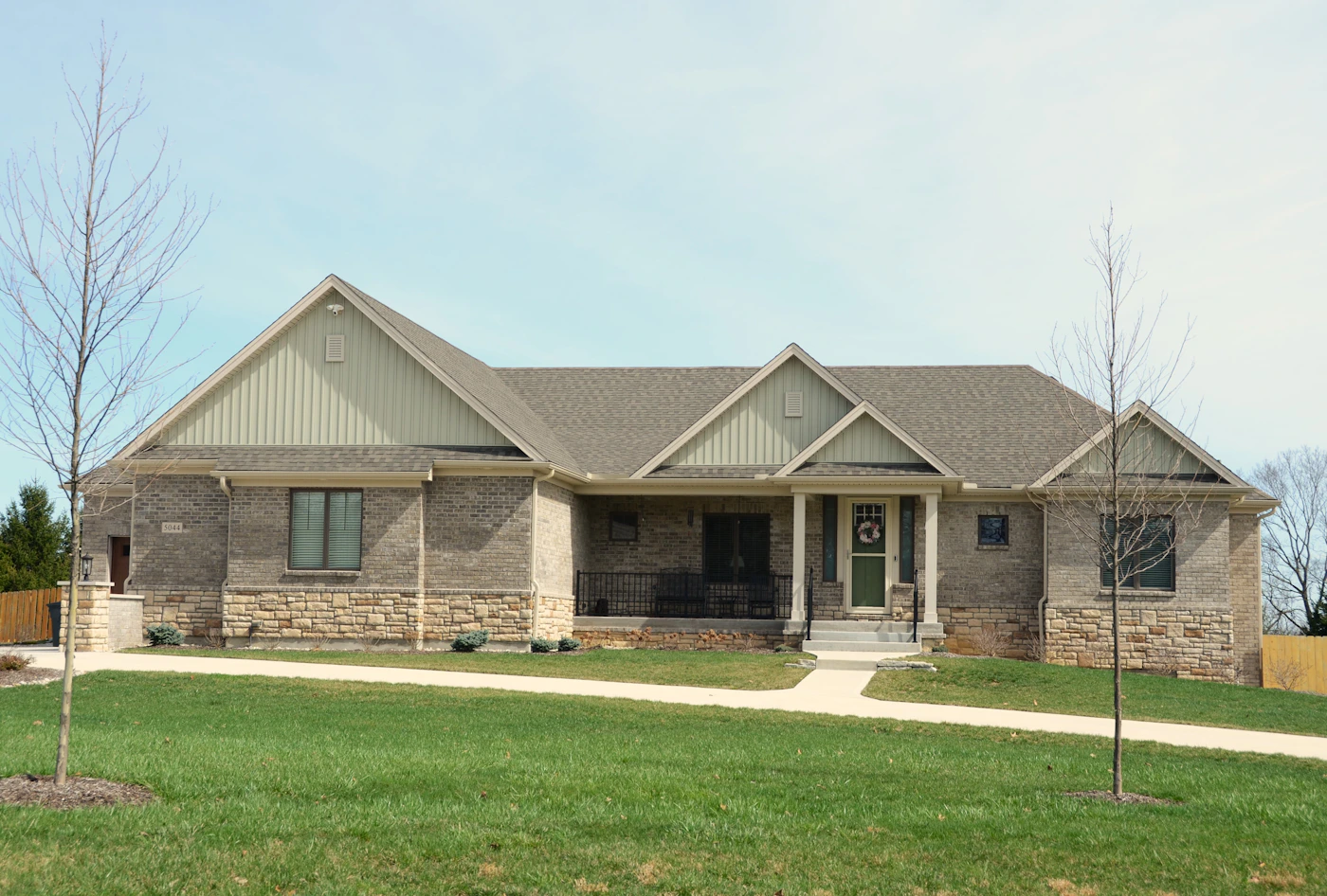 Modern rental property exterior