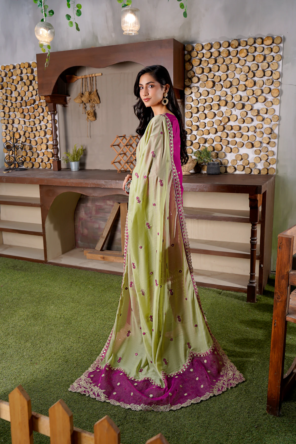 Traditional embroidered suit