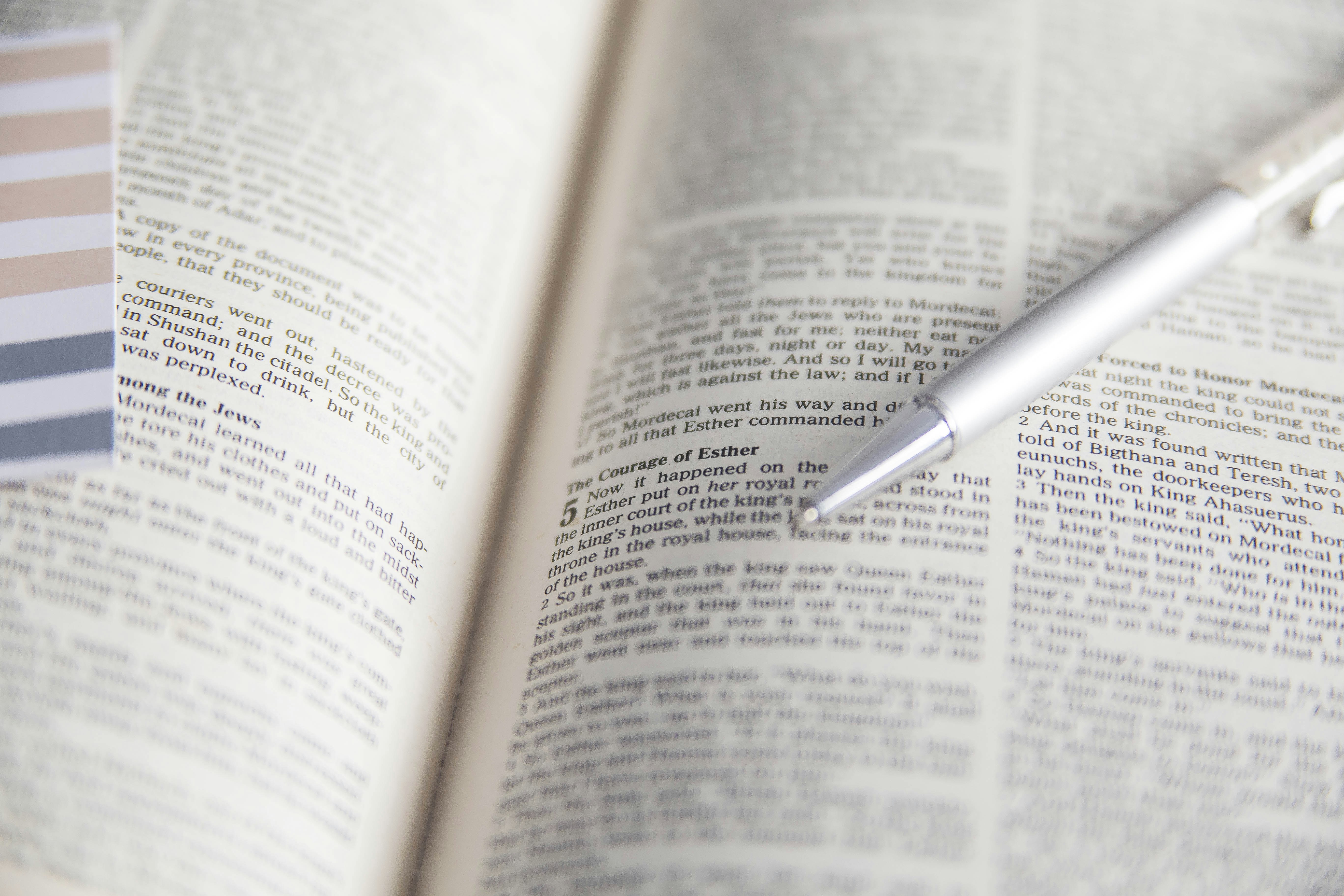 Bible study. The book of Esther. https://www.ohtillybrandphotography.com