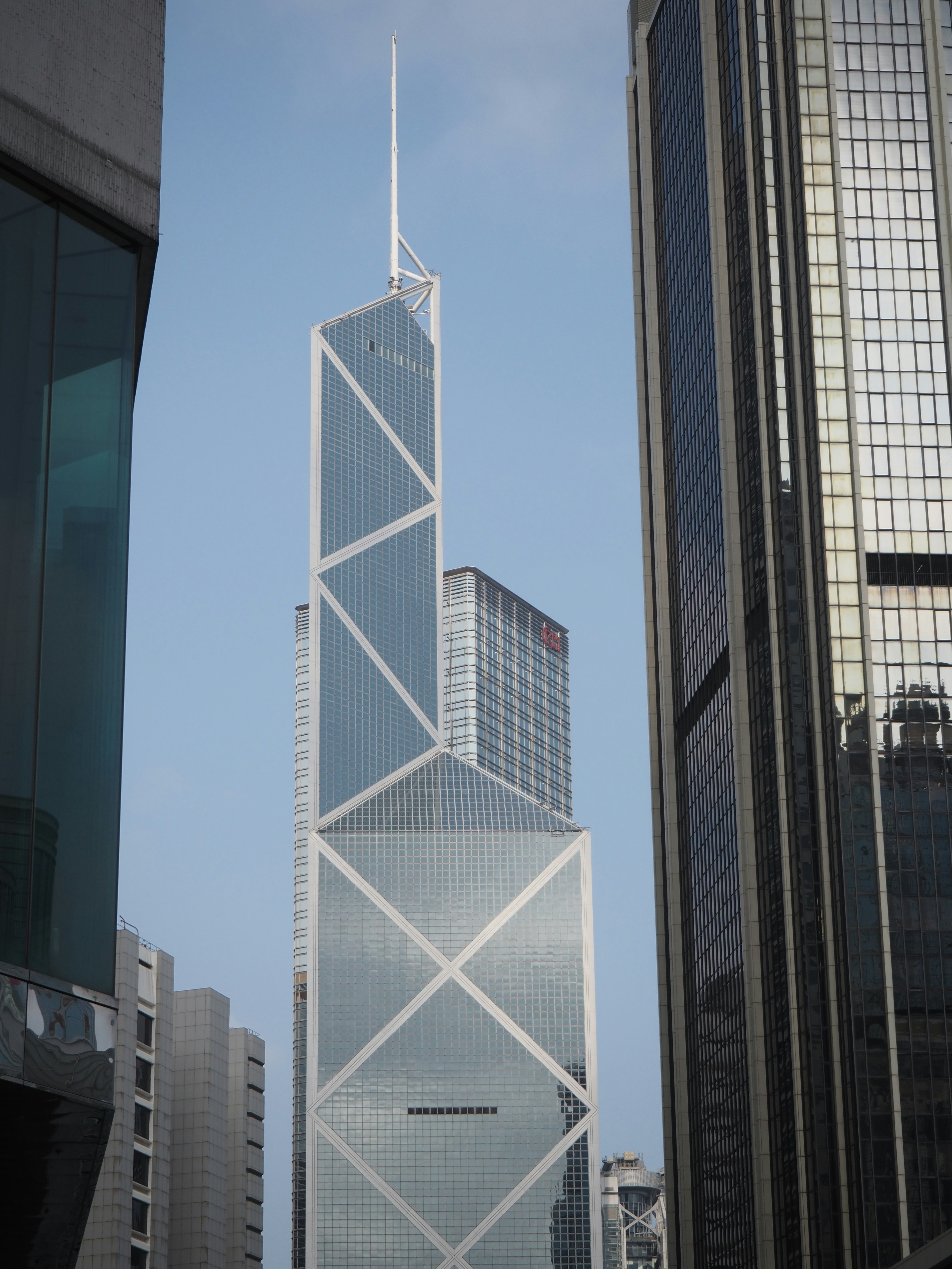 Rascacielos modernos contra un cielo azul despejado