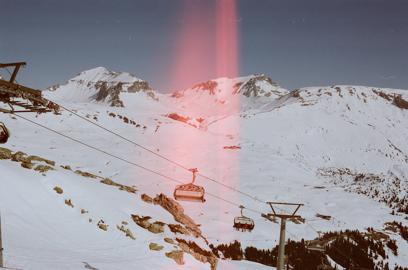 Snow-covered ski slopes and chairlifts representing Camelback Resort
