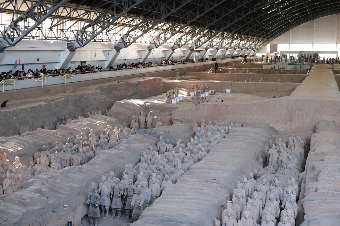 Chinese terracotta figures from ancient times