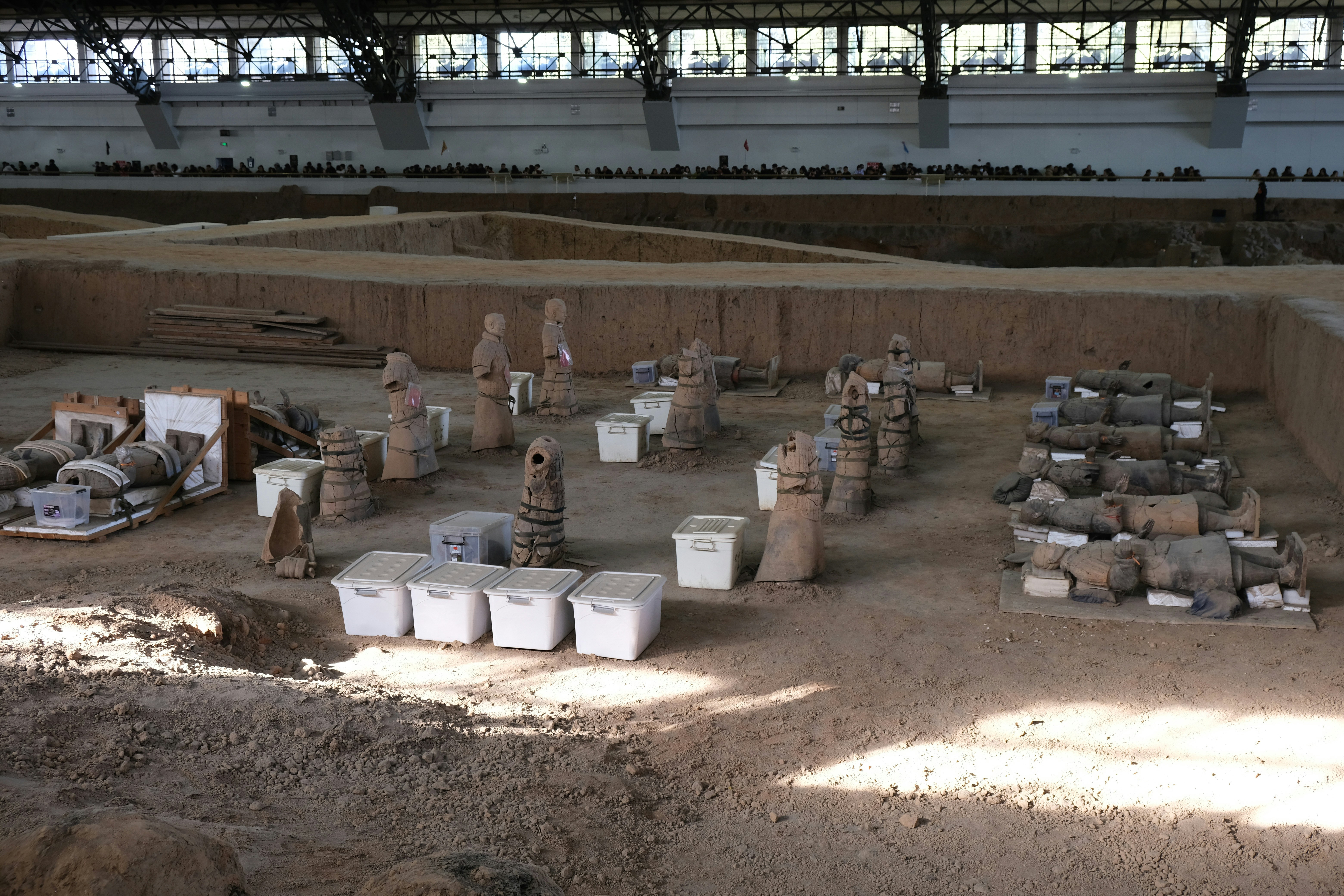 Guerrieri in terracotta e siti archeologici in Cina