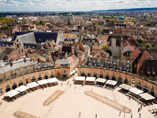 Place de la Libération from above — Dijon, France