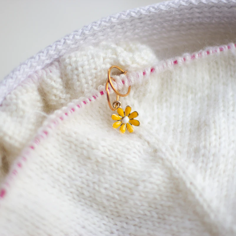 Enamel Flower Phone Charm