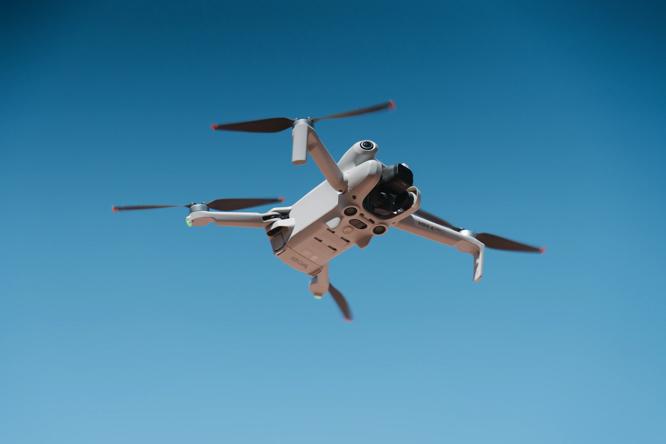 Autonomous drone in flight