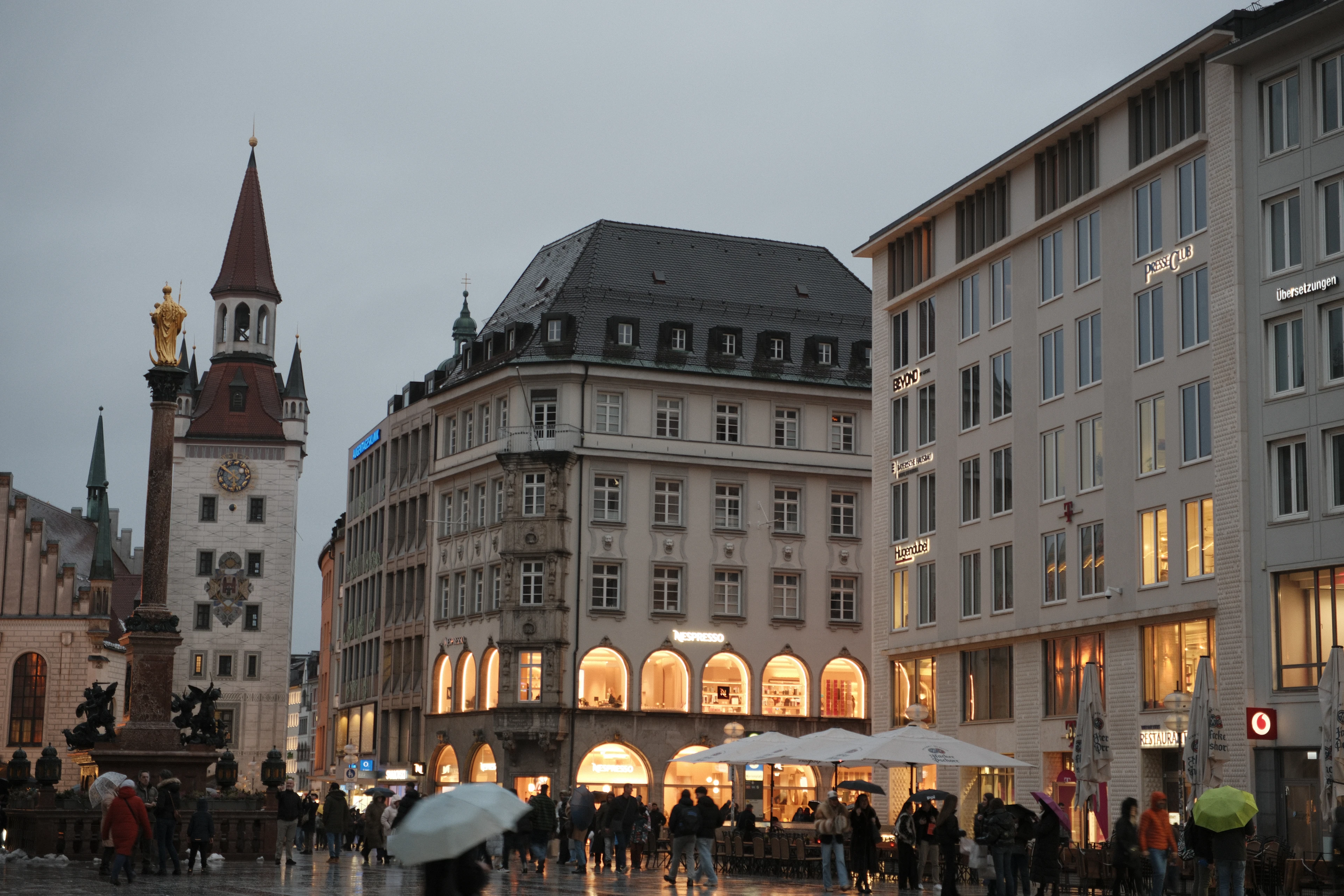 Start at Marienplatz, Munich