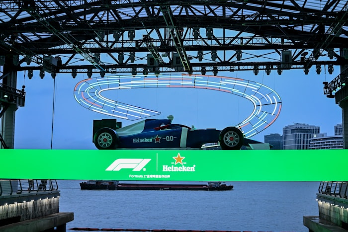 Large LED screen at live event showing content