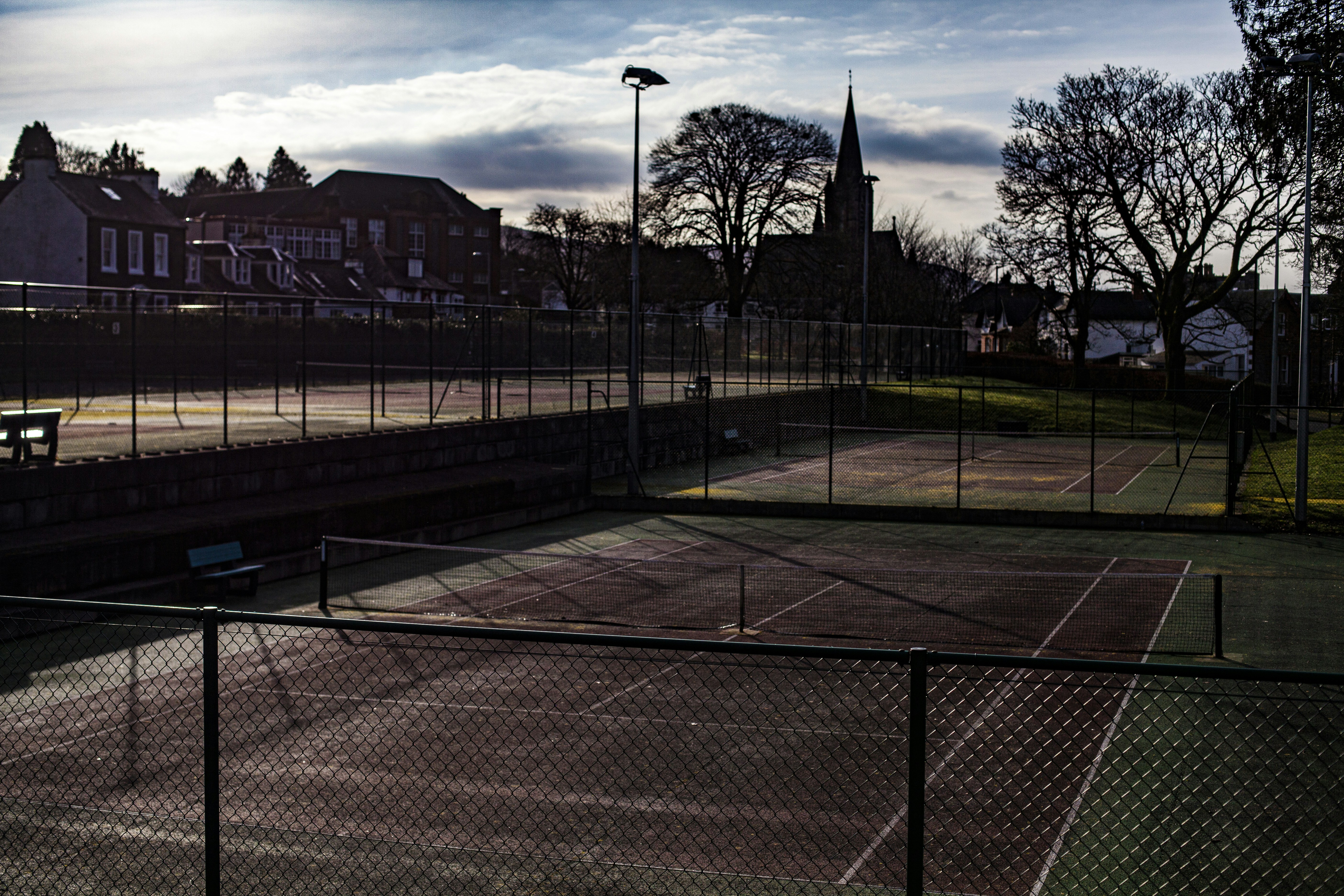 Greensboro Grimsley High School Tennis Courts