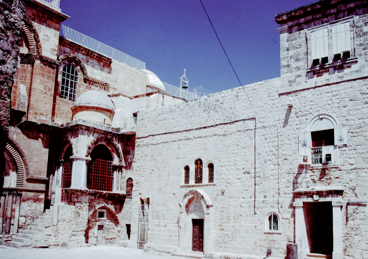 Nativity Star in Bethlehem grotto birthplace of Jesus