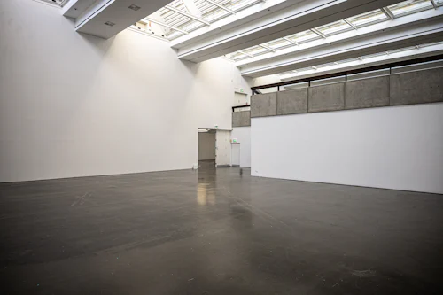 Textured concrete floor finish
