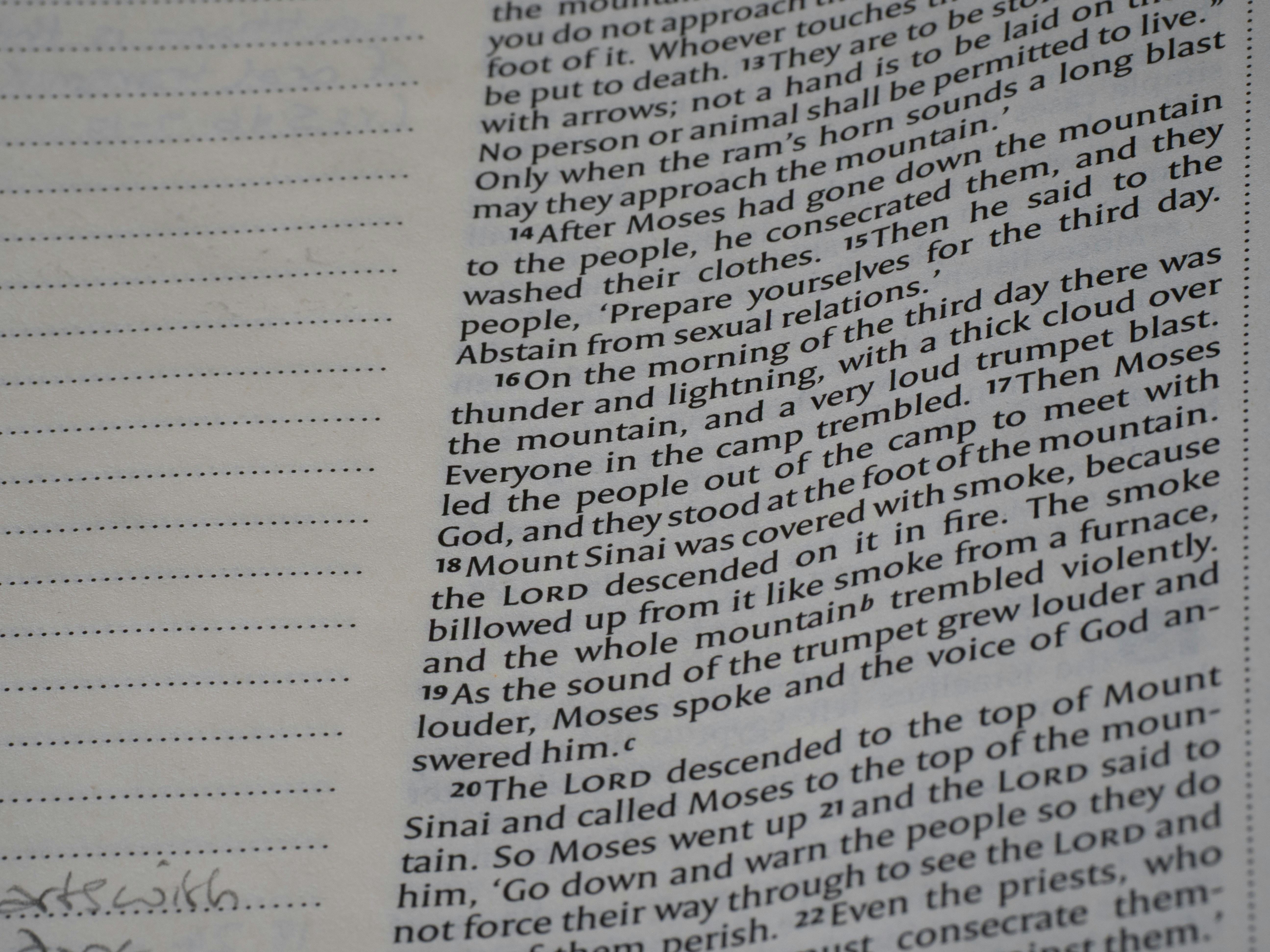 Close-up of text on a page, likely a book. (Photo by Brett Jordan on Unsplash)