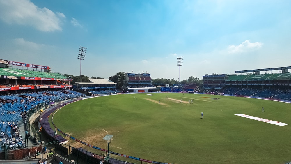 Cricket stadium pitch