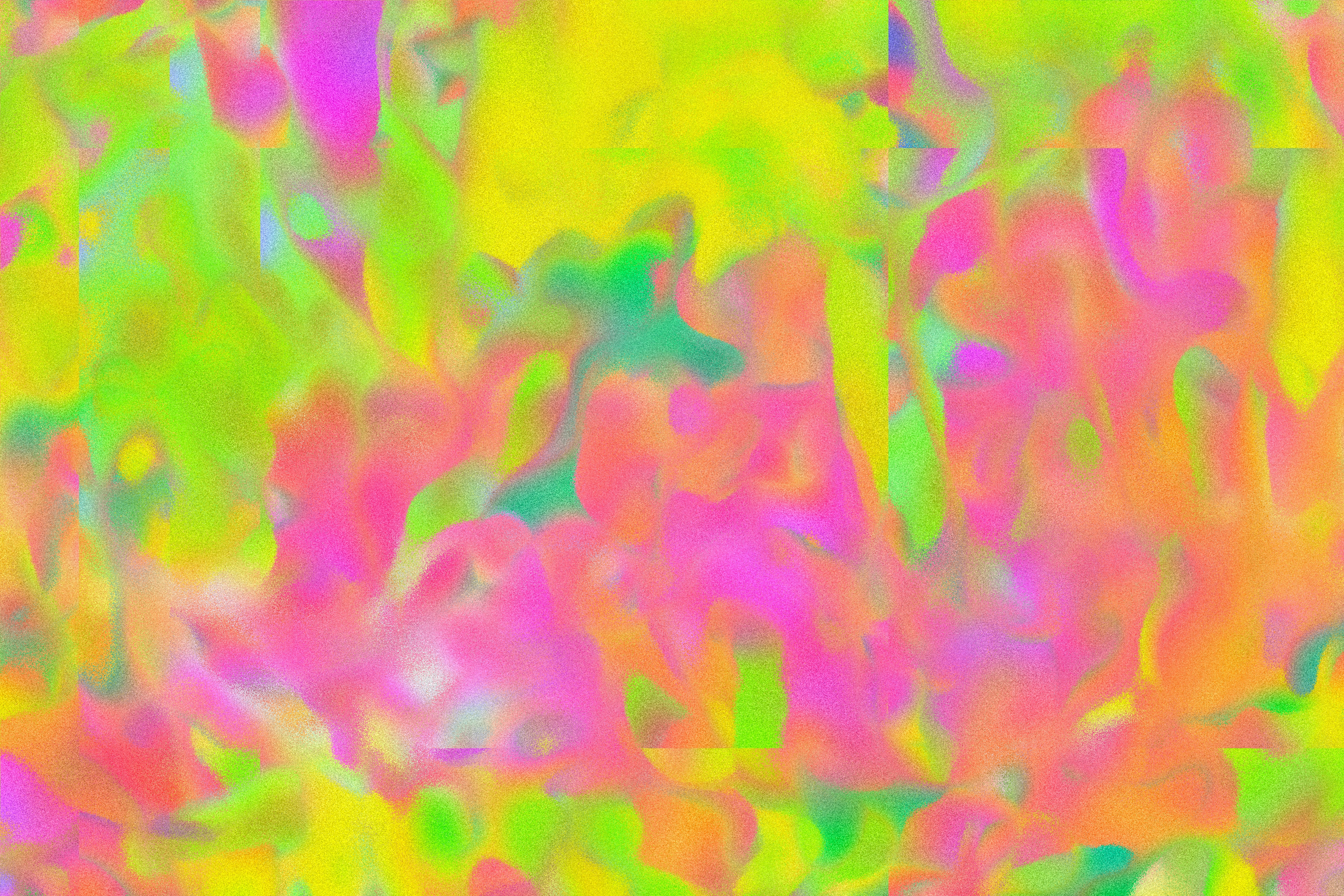 Abstract colorful background with swirling pink and yellow