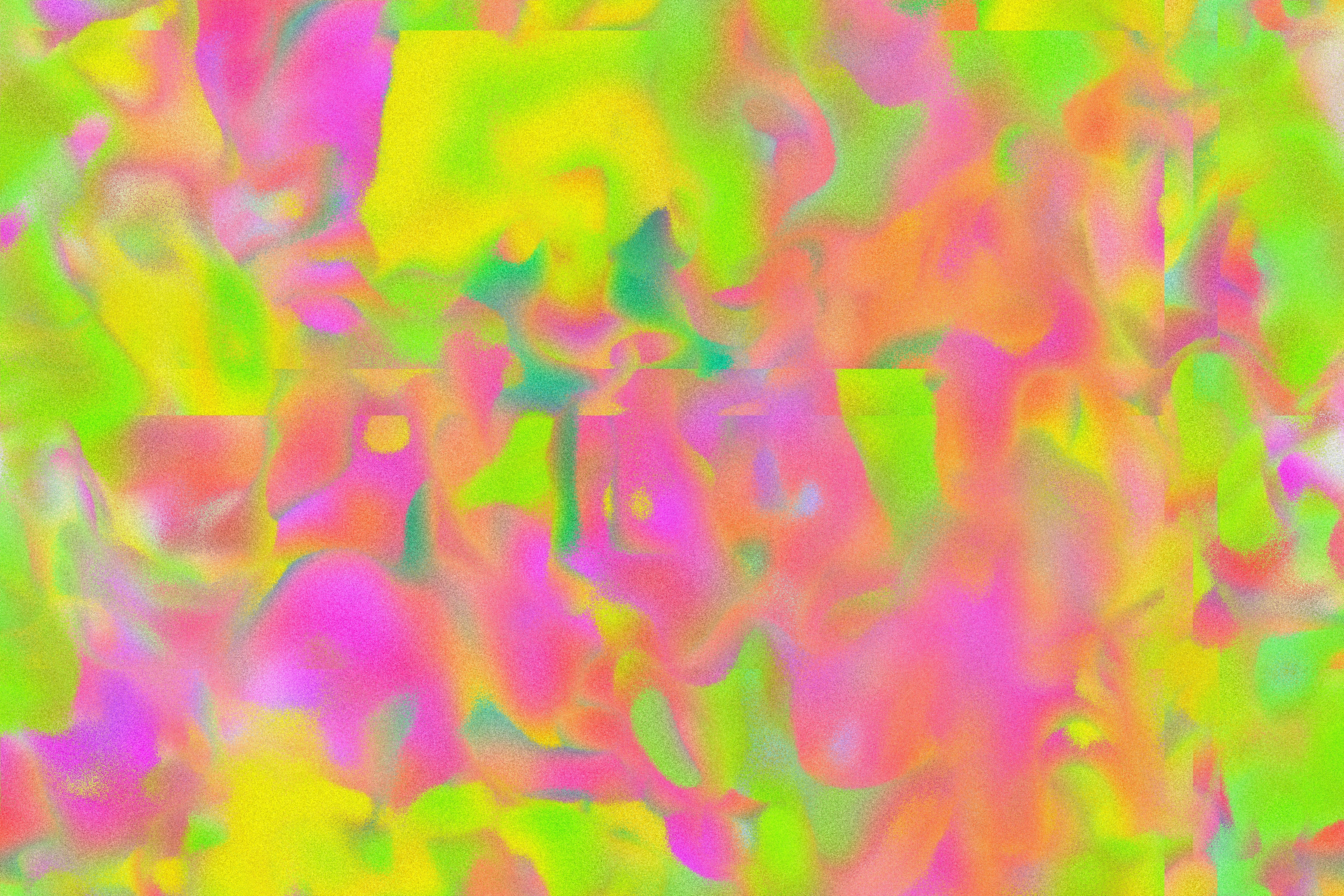 Abstract colorful background with pink, yellow, and green hues