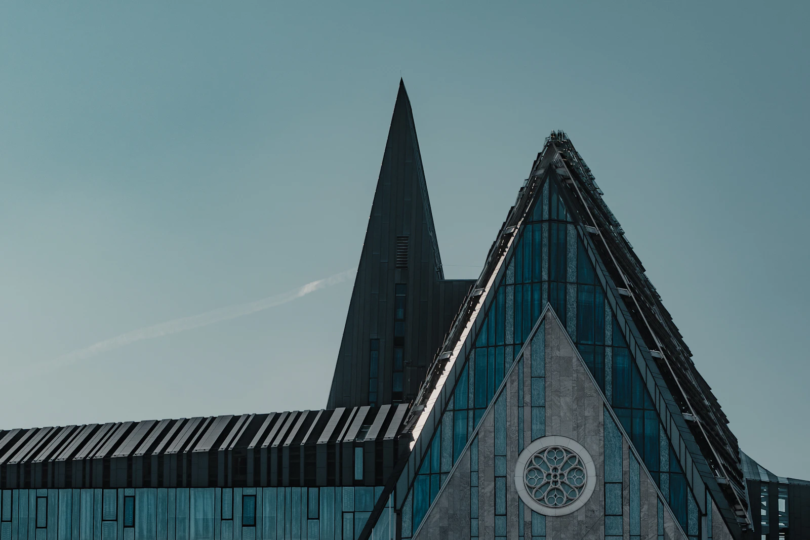 The modern main building of Leipzig University on Augustusplatz in Germany