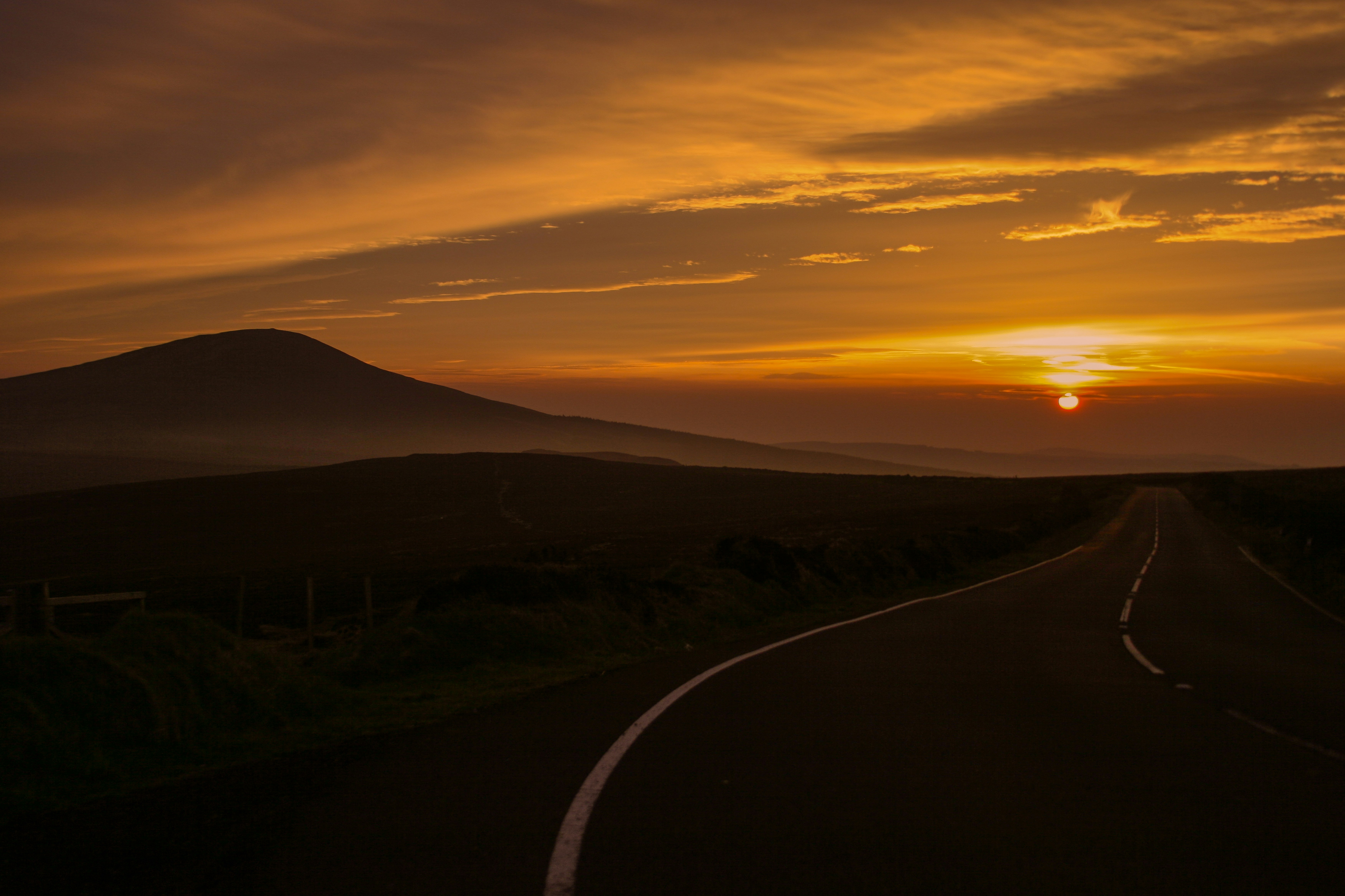 Sunrise over South Barrule