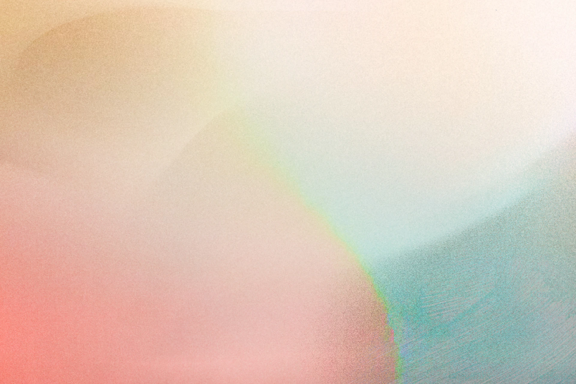 Soft pastel colors blend with subtle rainbow hue.