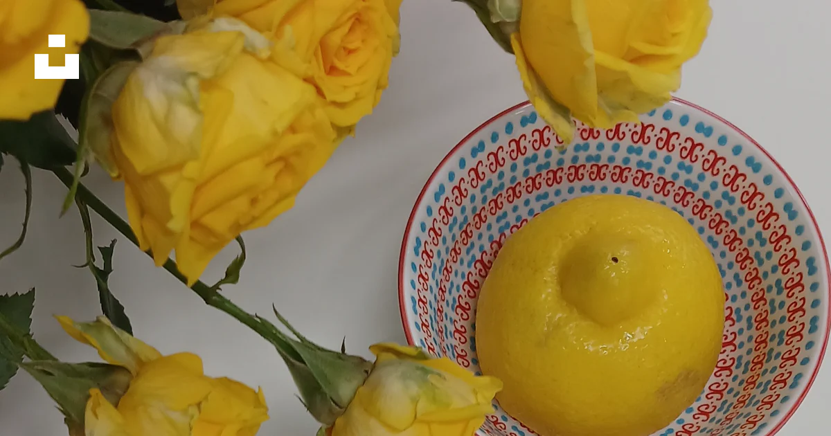 Lemon Roses Images Yellow roses beside tea with lemon slices photo – Free Spring Image on ...