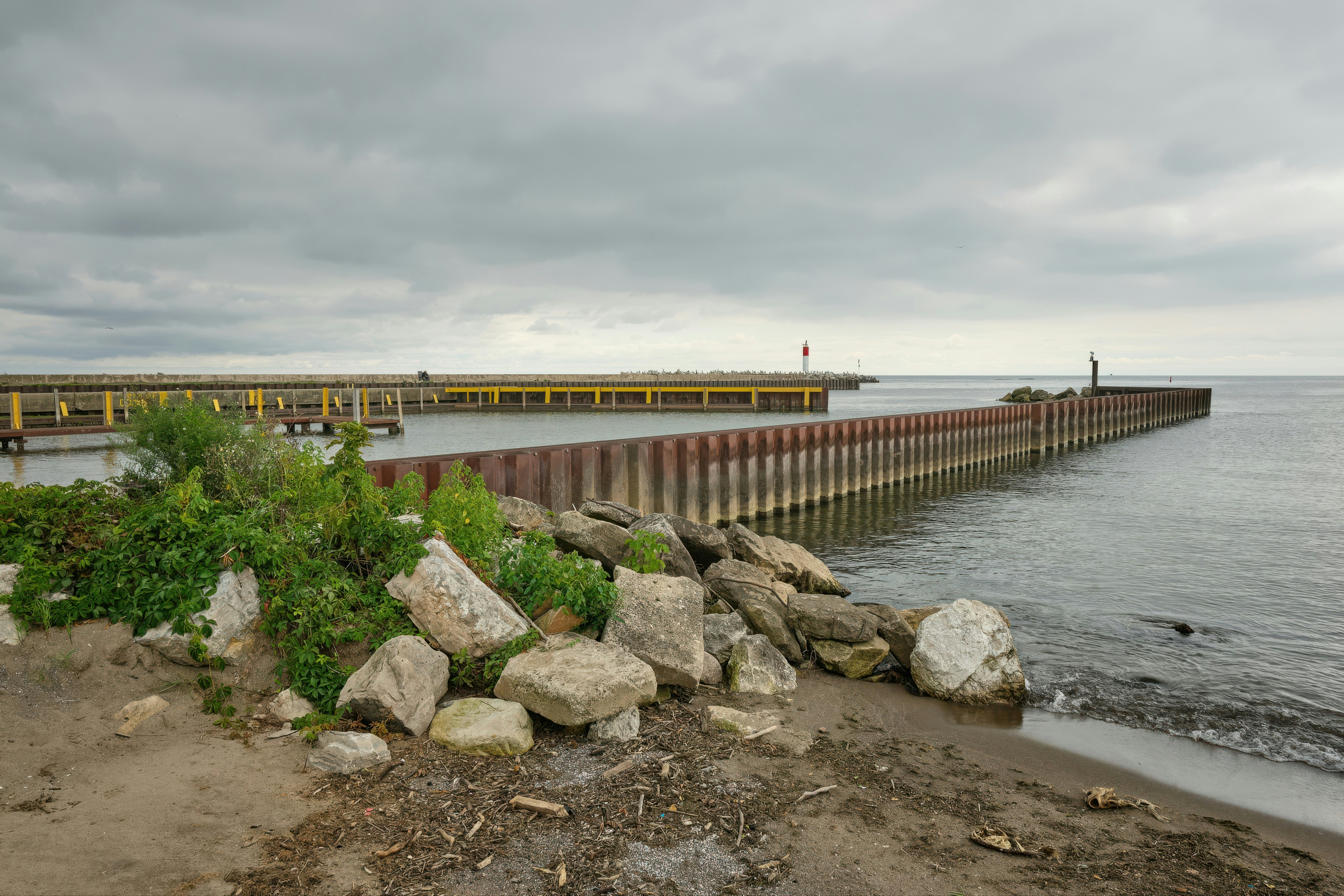 Severo-Kurilsk Port Beach view 3