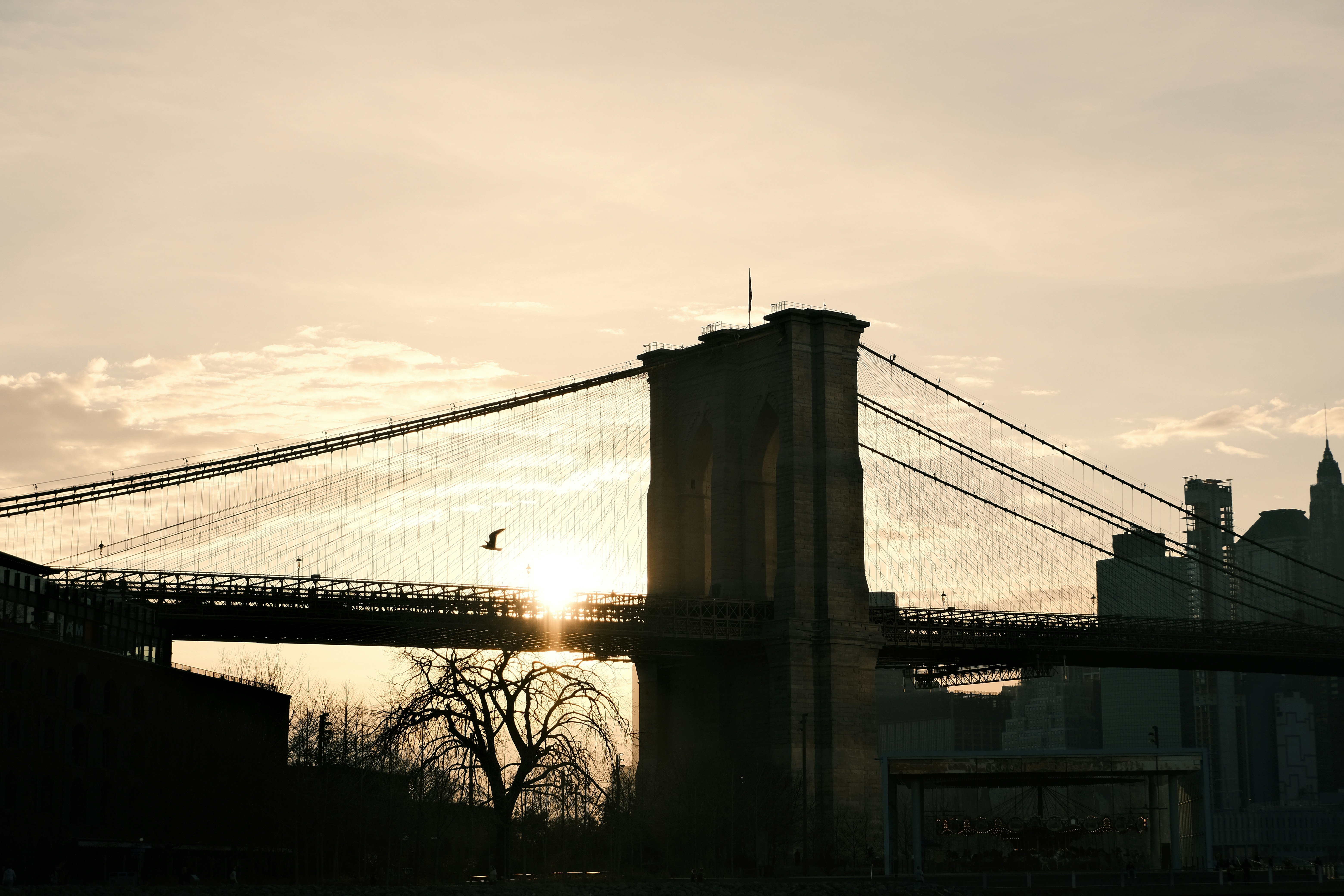 New York City skyline at sunset - best cities to travel alone