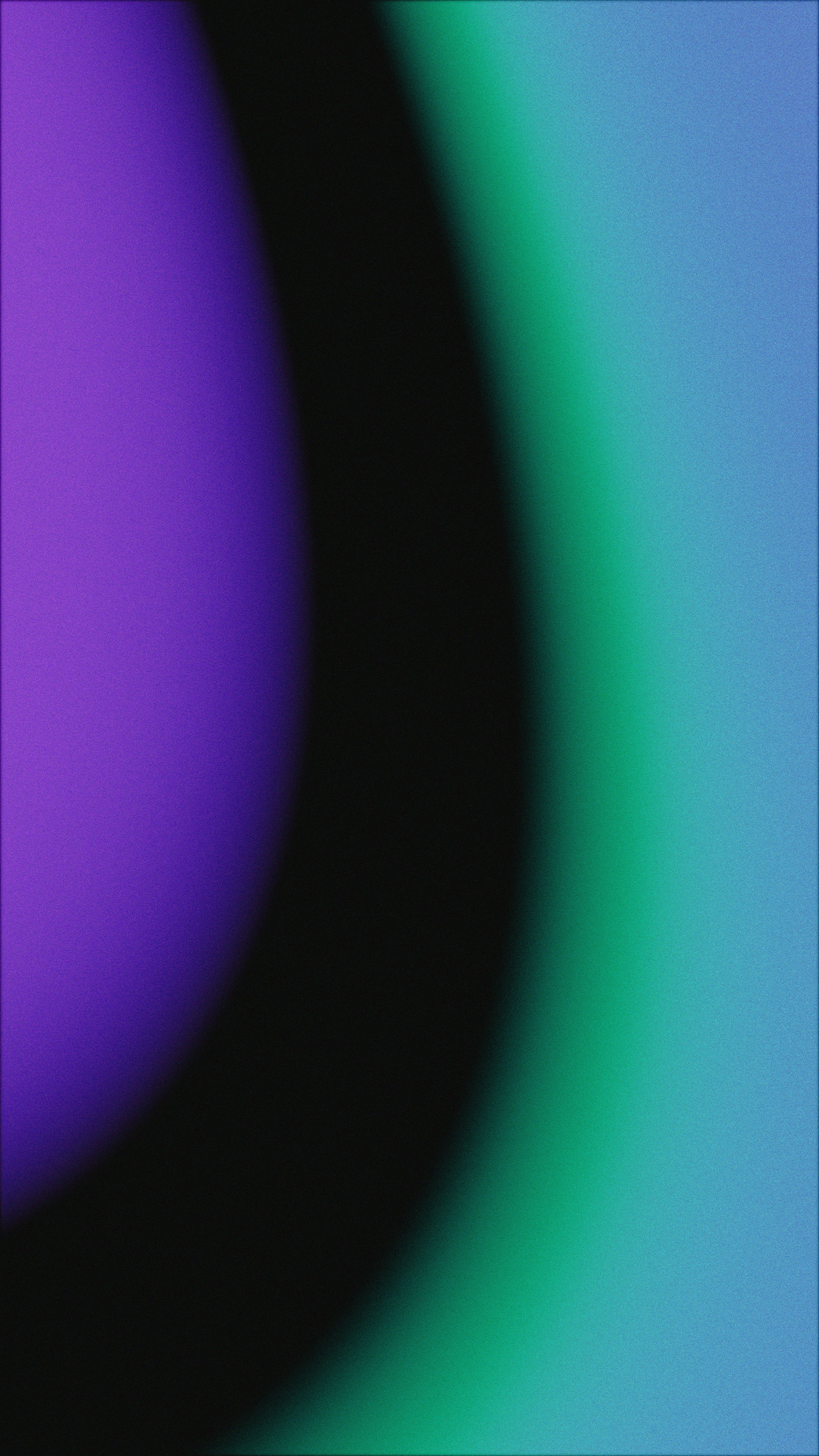 Purple, black, green, and blue gradient