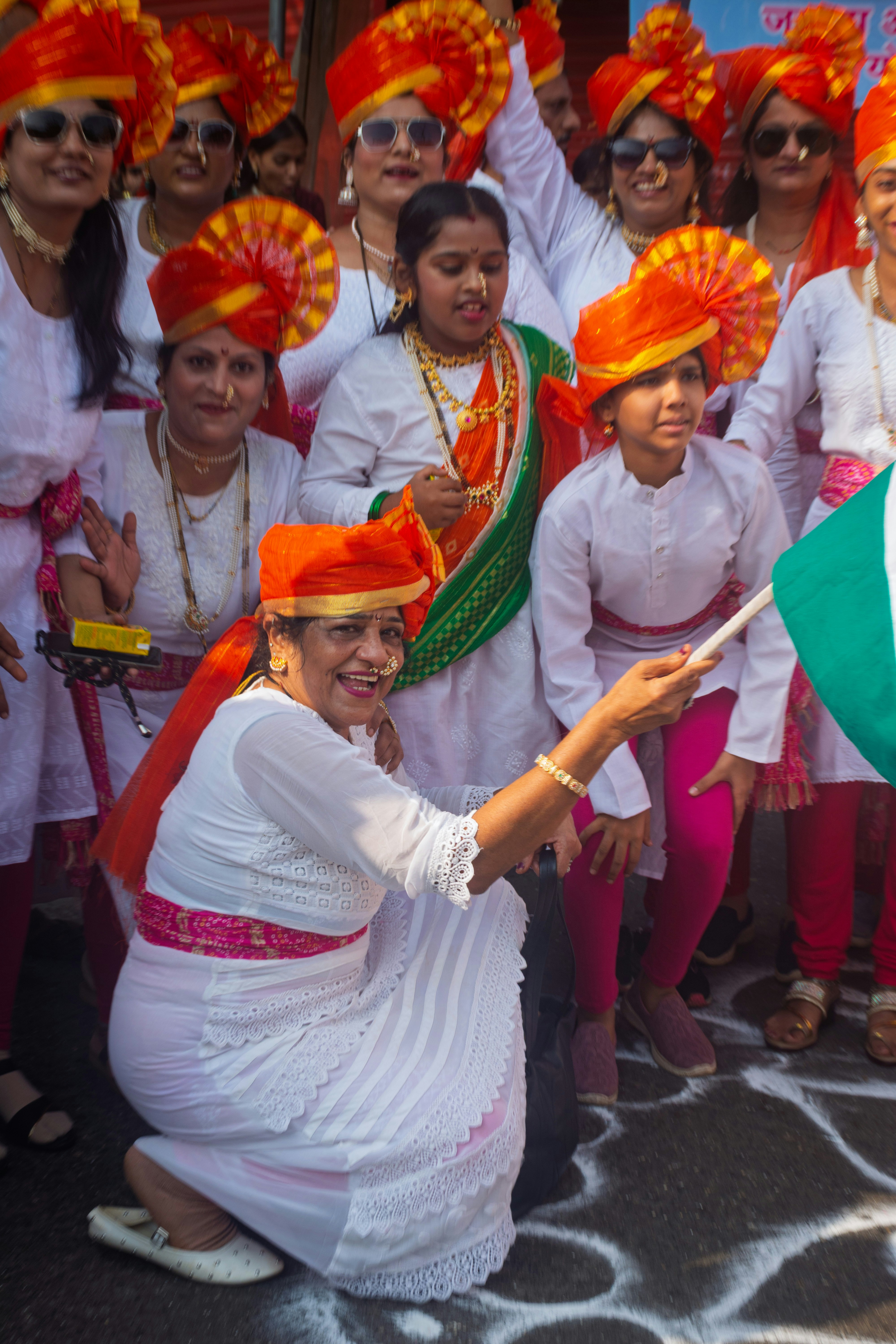 Group of people in traditional indian attire with turbans. photo – Free ...
