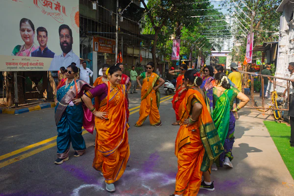 Festival dance celebration