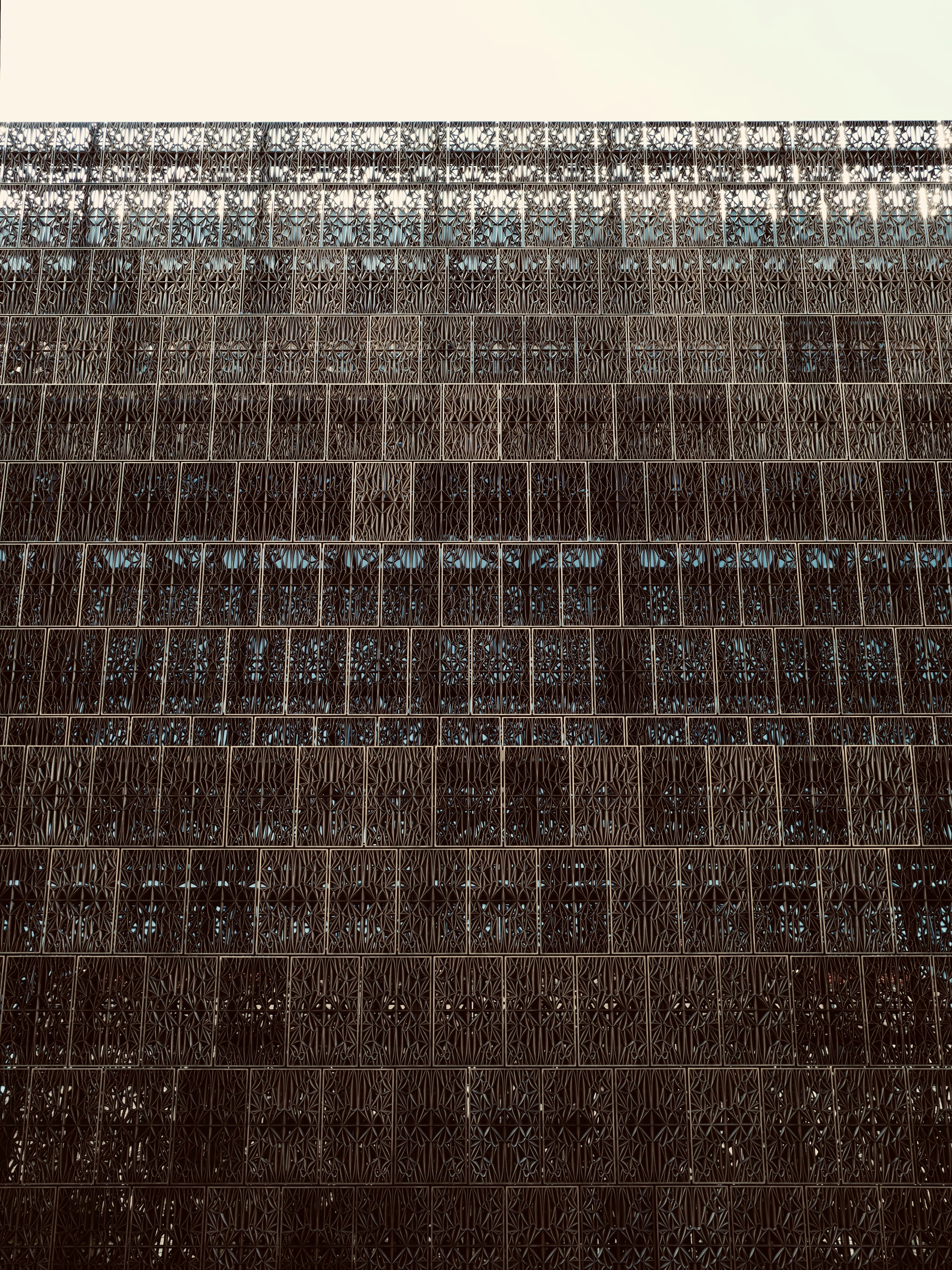 Geometric pattern of a building facade