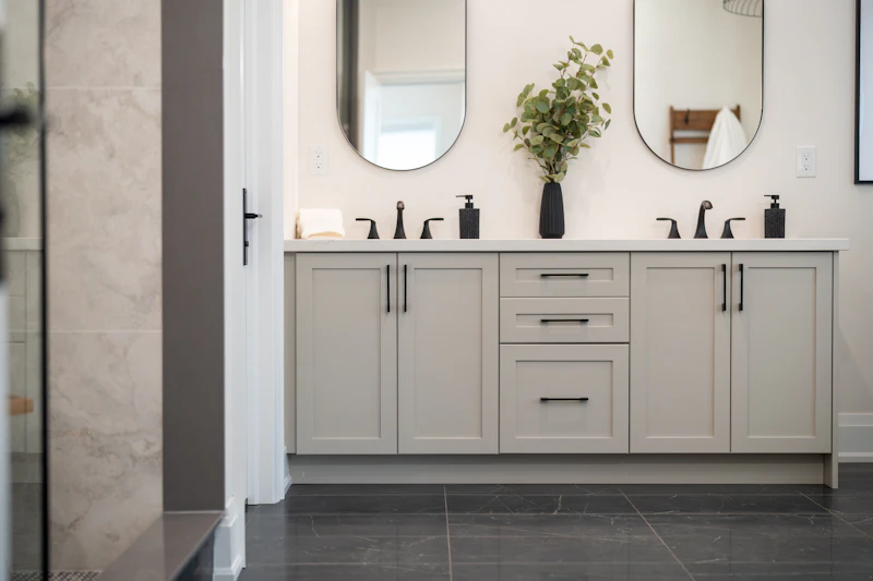 Faucets & Shower Systems — luxury bathroom detail in Chicago