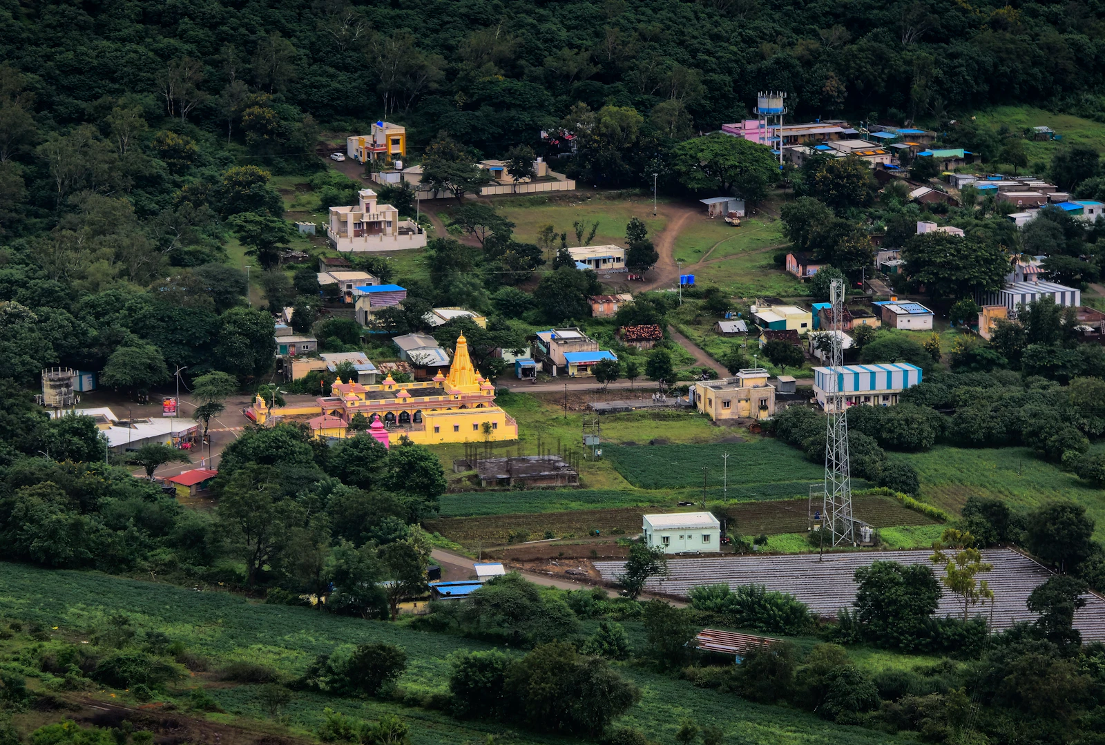 A Rajasthan village in winter