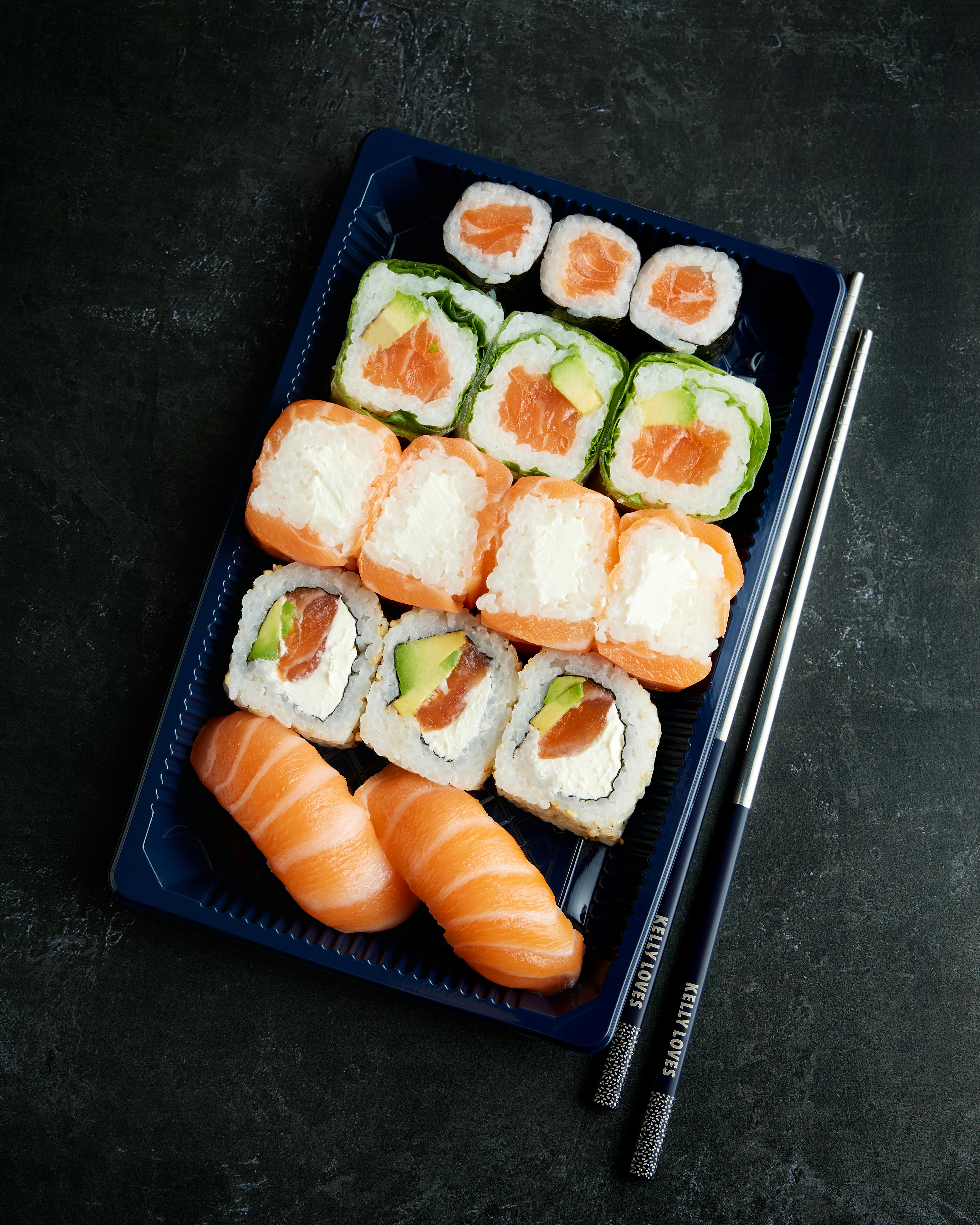 fresh sushi ingredients