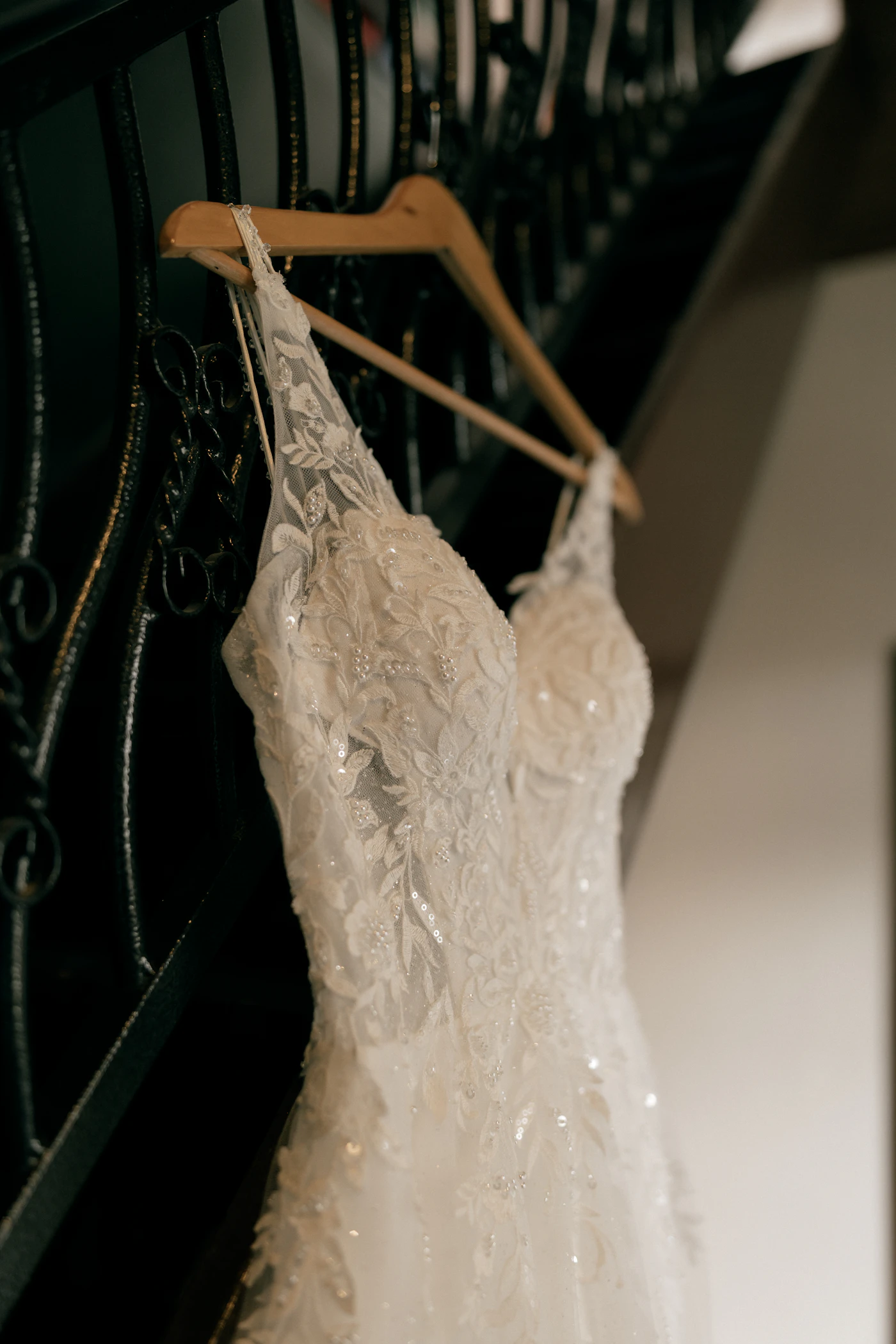 How to choose a wedding dress for apple-shaped bodies — An A-line wedding dress flatters an apple-shaped body by skimming the midsection.