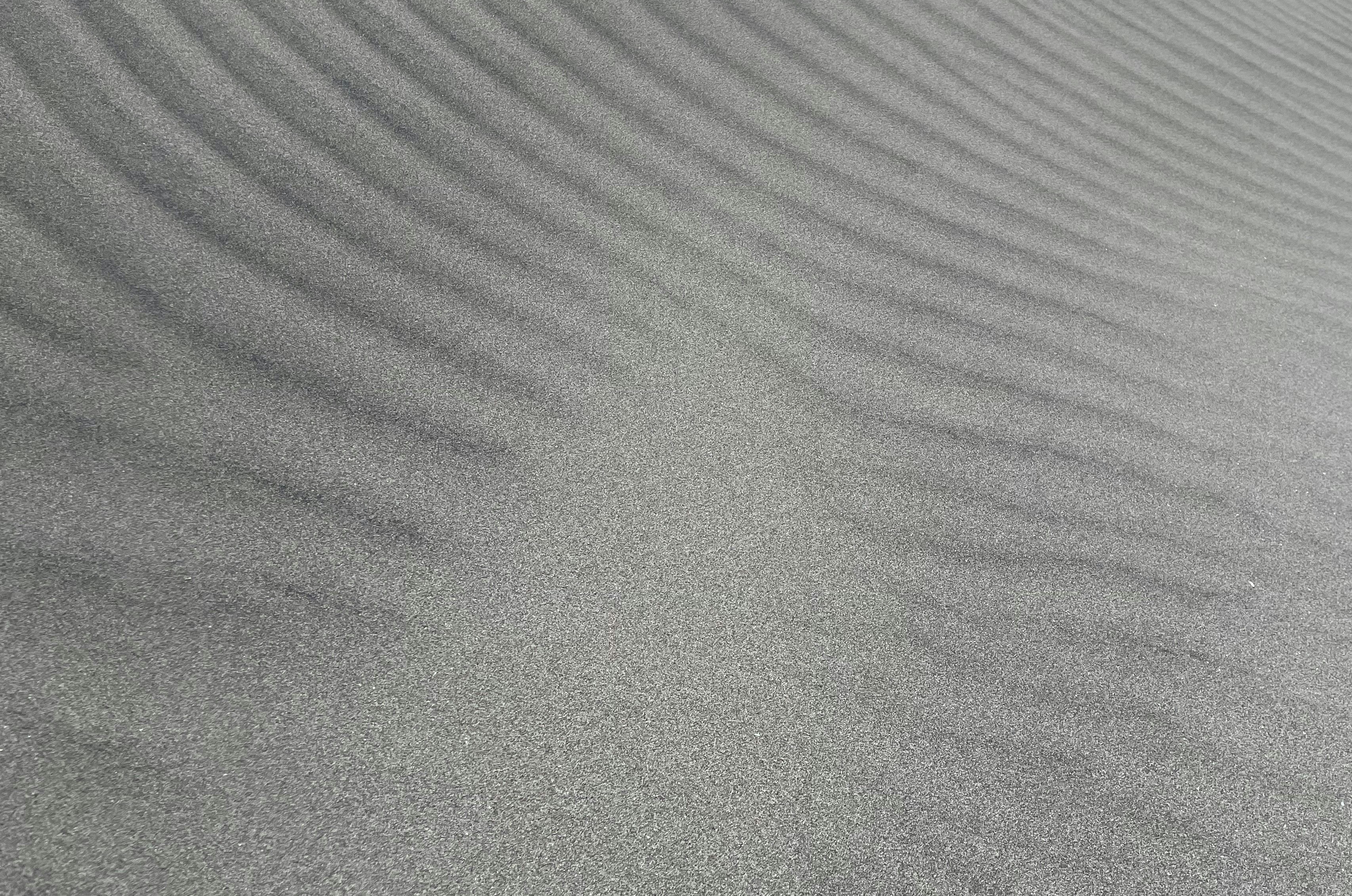 Rippled sand dunes under soft light