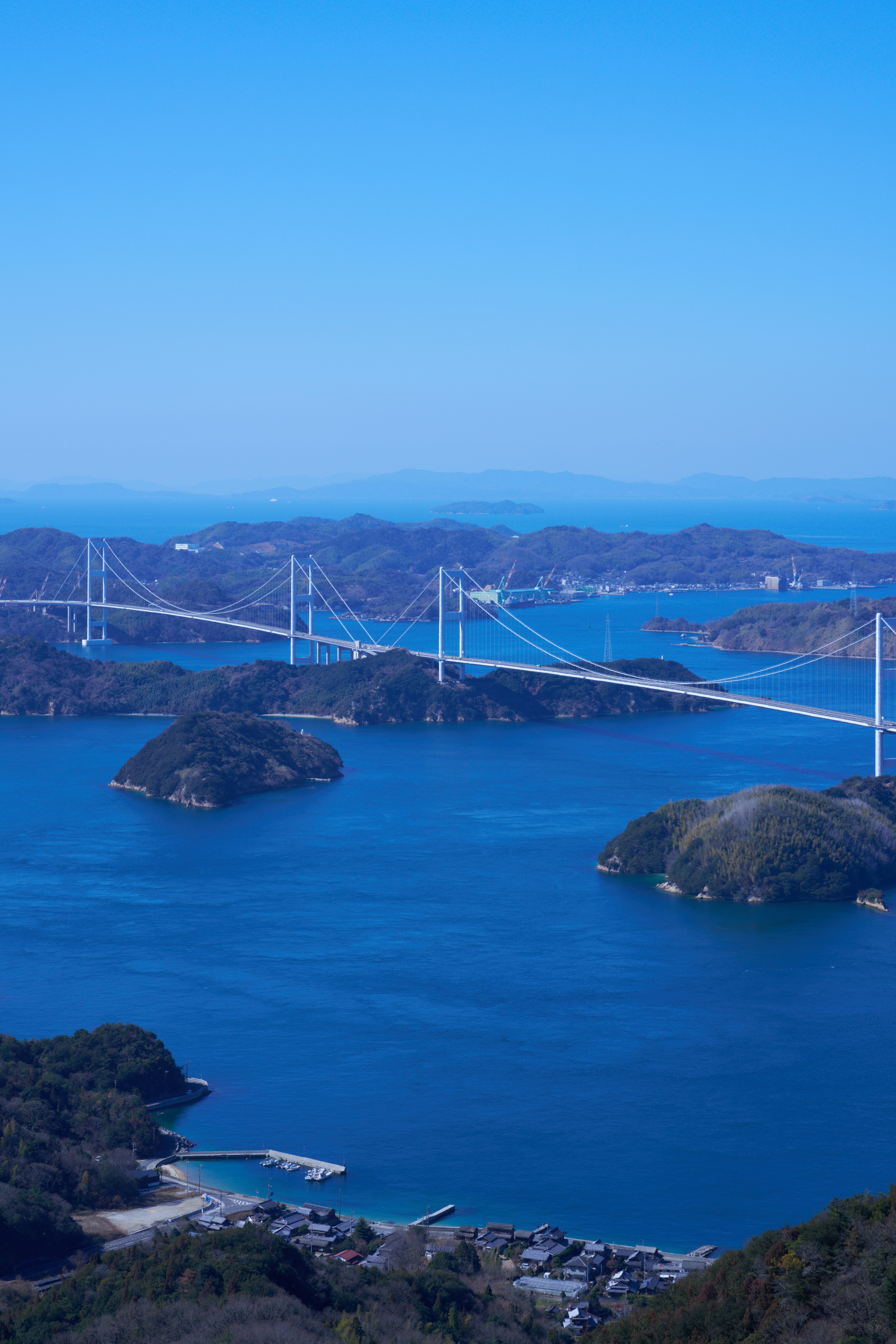 Eco-friendly cycling facility along Shimanami Kaido