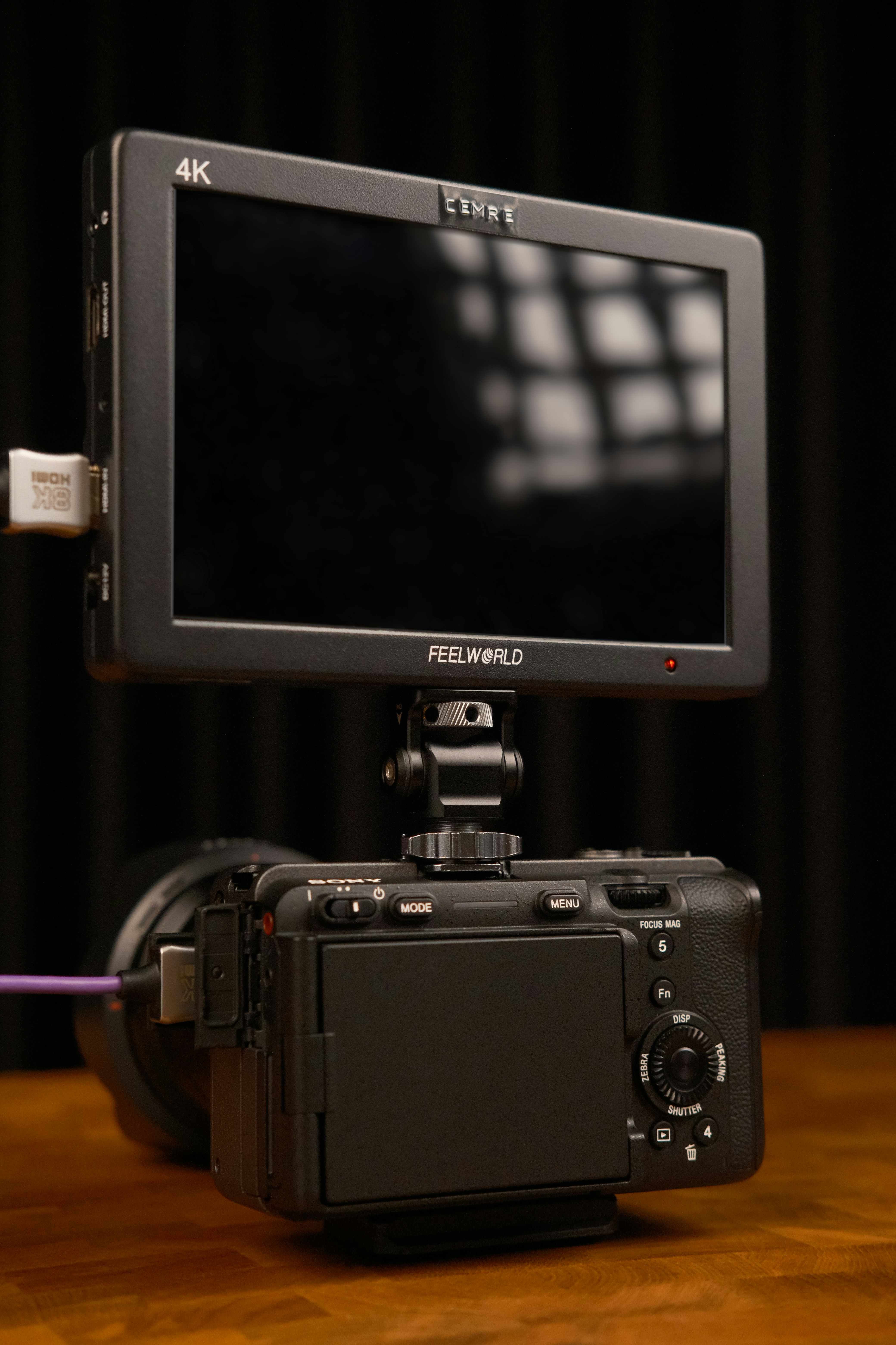A camera with an attached external monitor. photo – Free Filmmaking ...