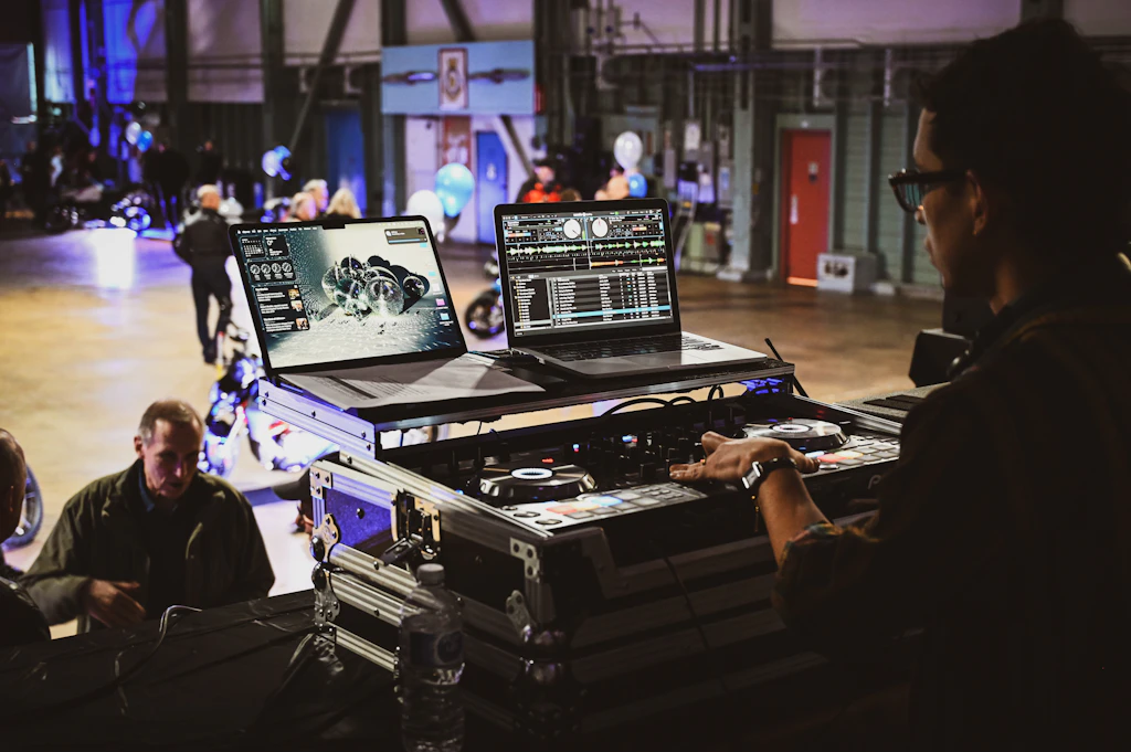 Statement Fabrication team presenting at a live event