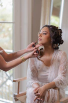 Maquillage mariée réalisé à l’institut