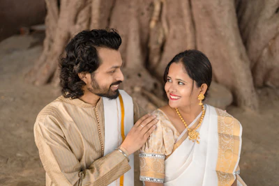 Portrait of Kavita and Suresh Pawar