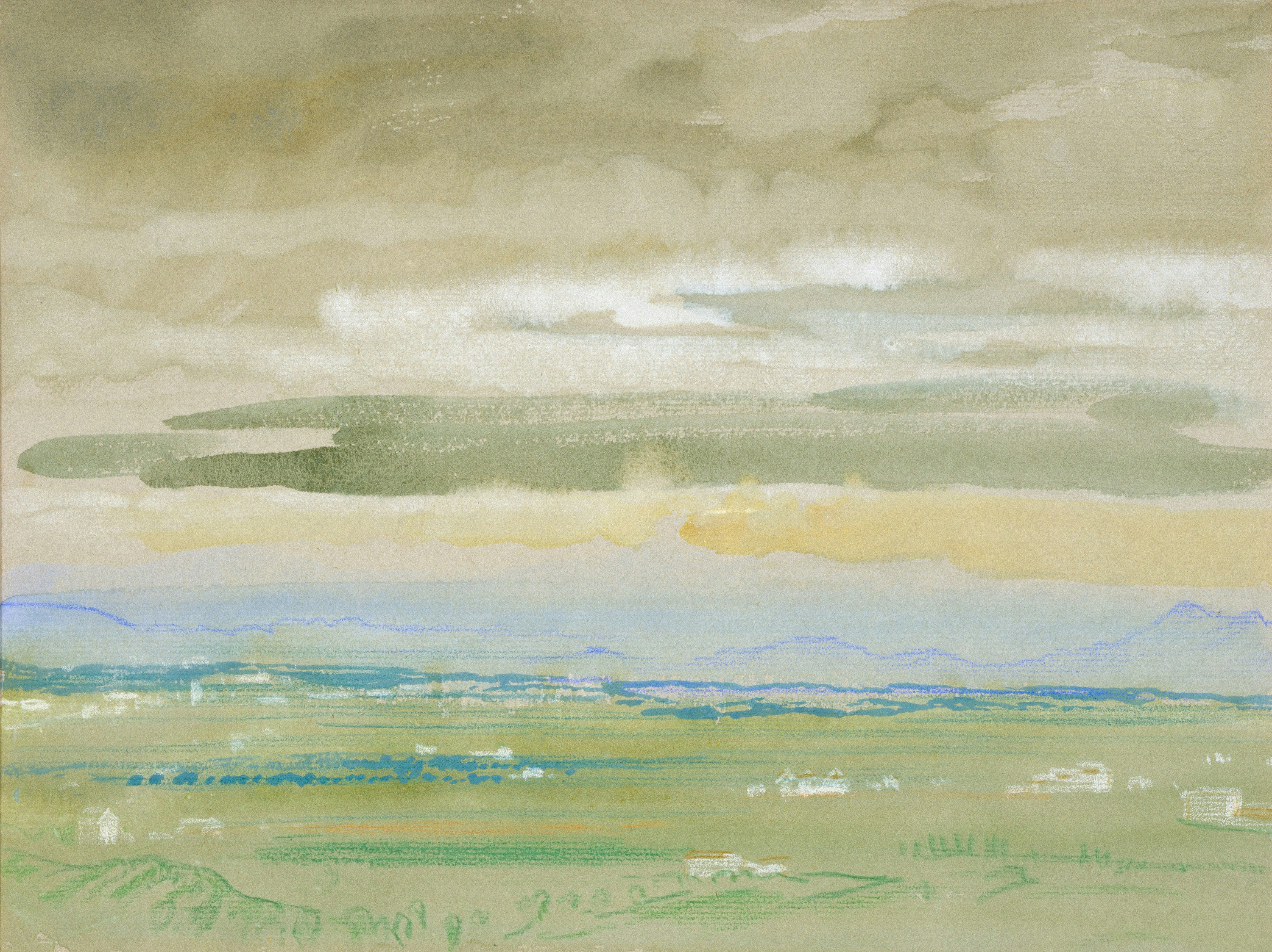 Arthur B. Davies, Vega(*), ca. 1920s, pastel and watercolor on paper, sight 8 7/8 x 11 7/8 in. (22.5 x 30.2 cm), Smithsonian American Art Museum, Gift of Page Cross, 1970.188 - 相关推荐