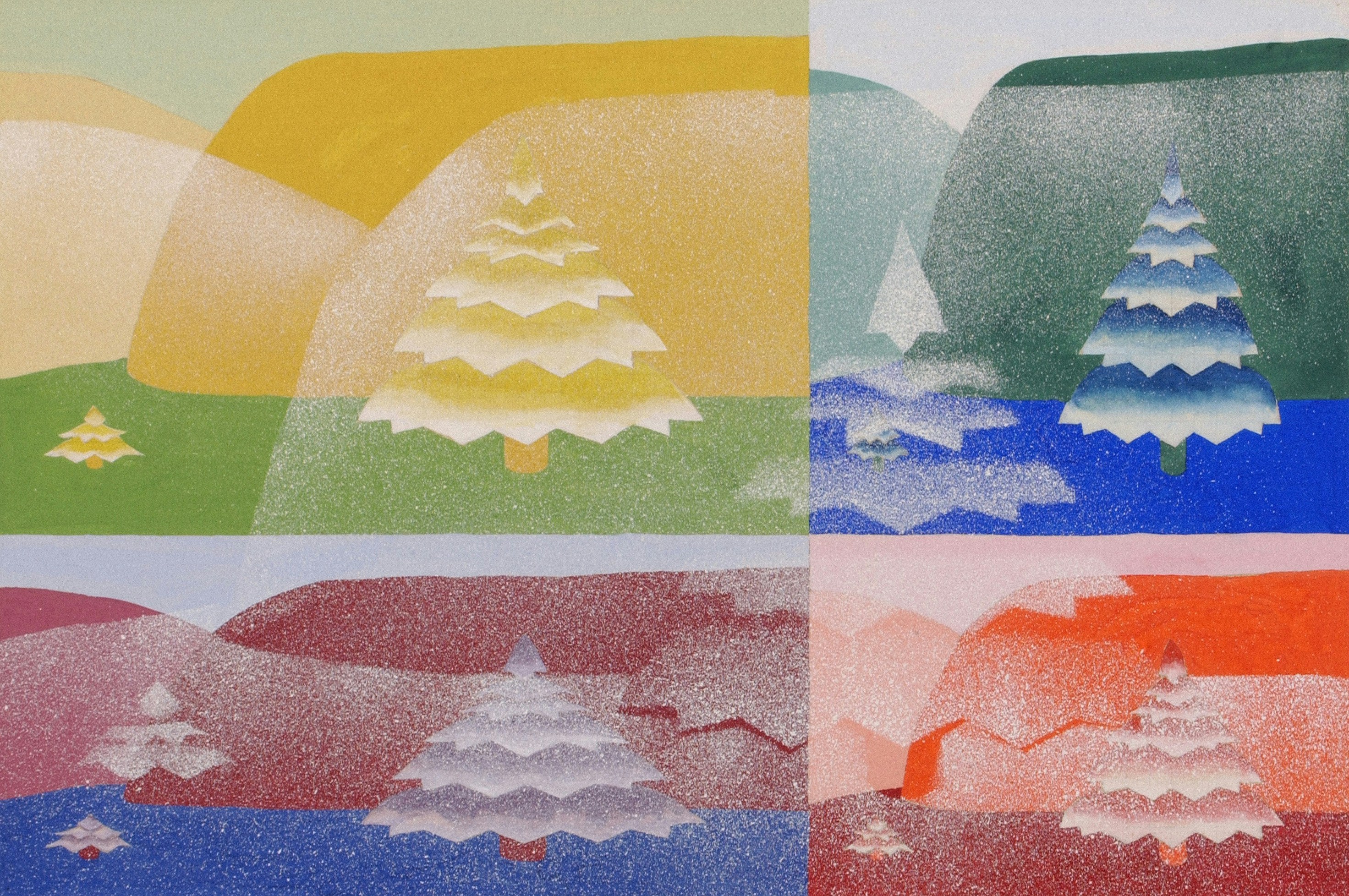 Joseph Schillinger, Trees (from series, the Mathematical Basis of the Arts), ca. 1934, tempera and pencil on paperboard, 11 1/2 x 7 3/4 in. (29.2 x 19.7 cm), Smithsonian American Art Museum, Gift of Mrs. Joseph Schillinger, 1966.39.4 - 相关推荐