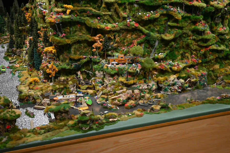 Educational miniature village and landscape