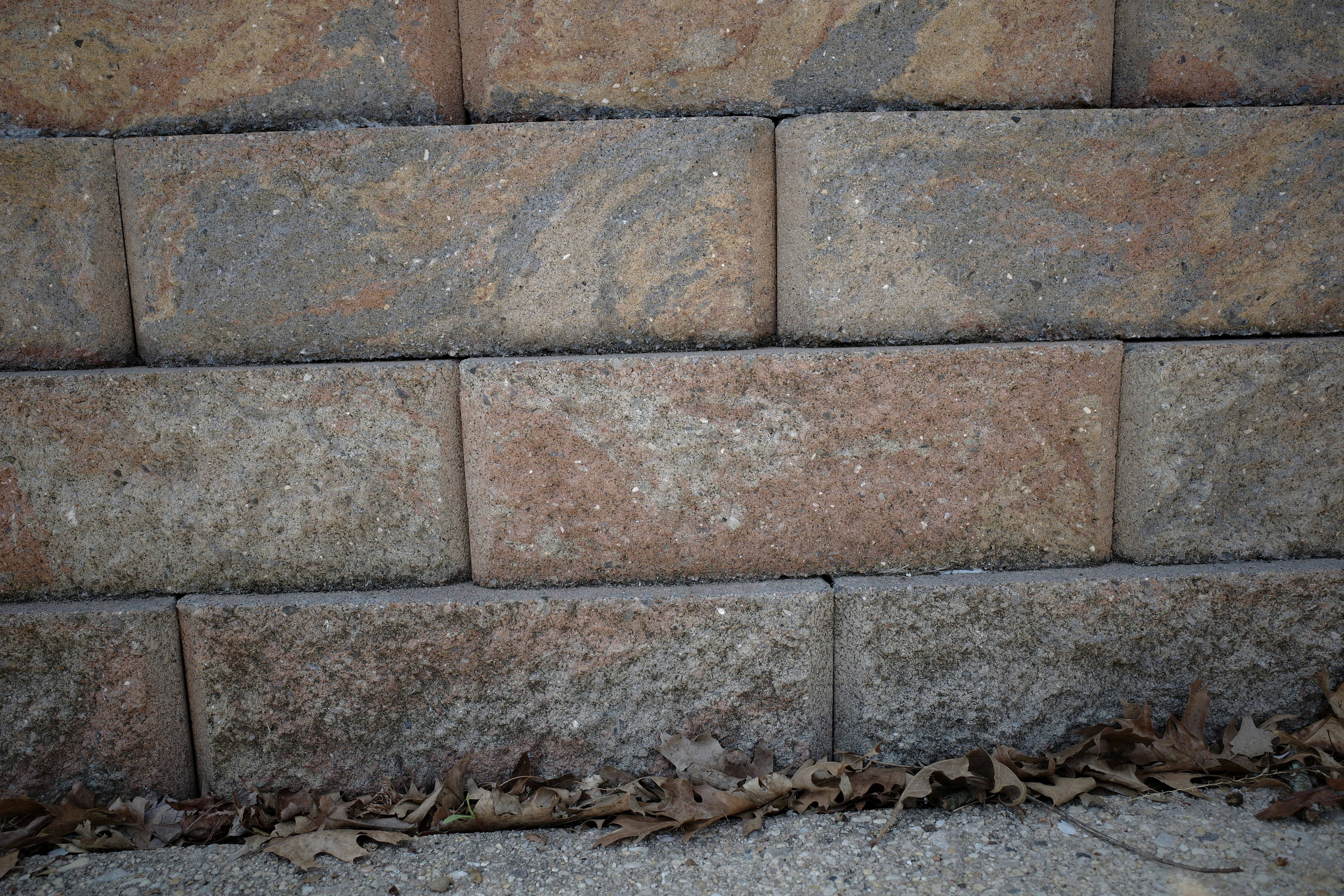 retaining wall materials