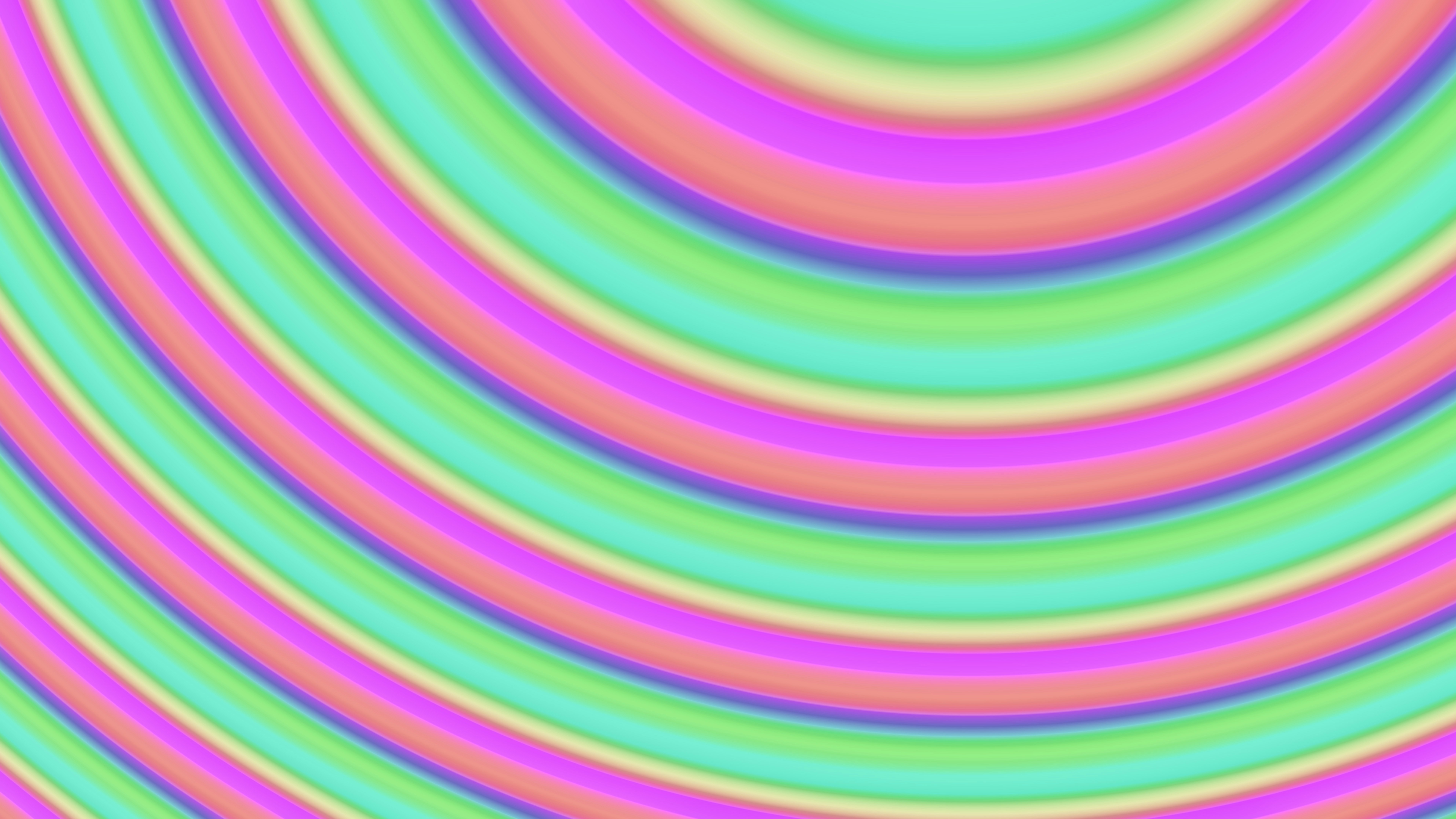 Concentric pastel arcs on a light background