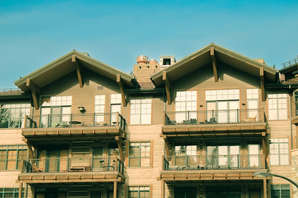 Slopeside lodge buildings at Northstar California